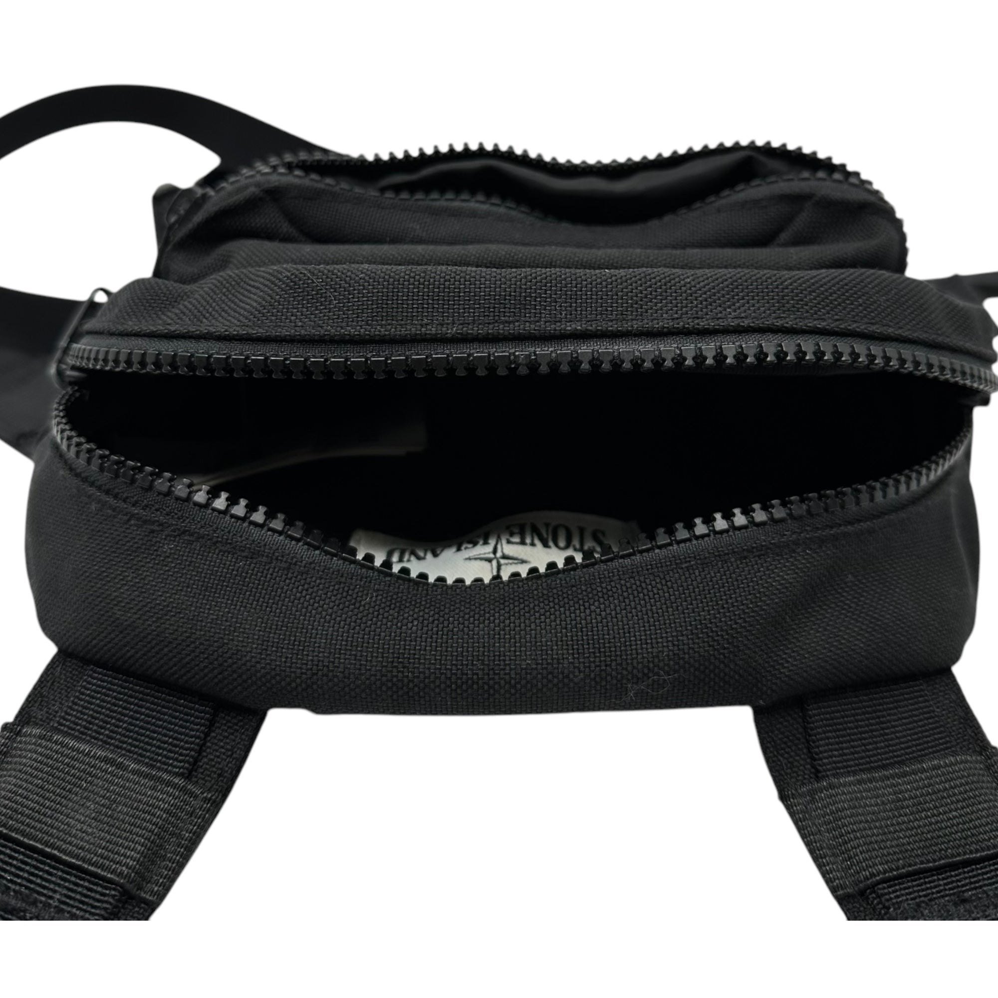 STONE ISLAND(ストーンアイランド) 20SS Logo 2WAY Reps Bag ロゴ レップス バッグ ショルダー 721590779 FREE ブラック