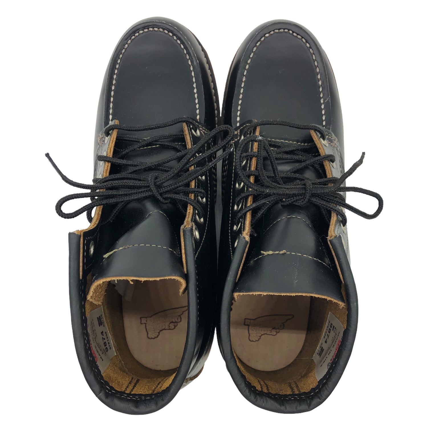 REDWING(レッドウィング) 犬タグ 復刻 IRISH SETTER 6" MOC アイリッシュセッター 6インチモック ワーク ブーツ 9874 6 1/2(24.5cm) ブラック 茶芯
