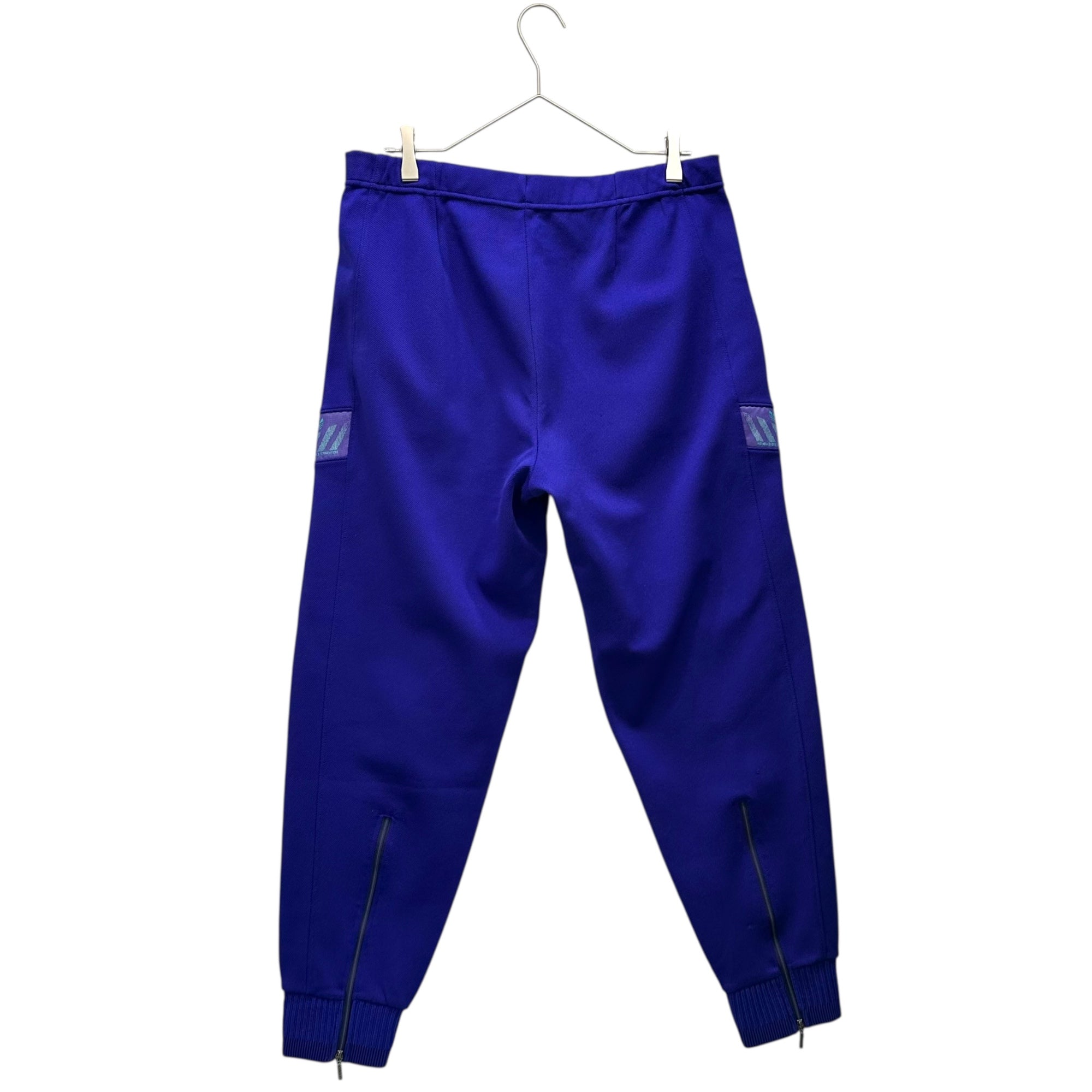 adidas(アディダス) 90's Hem Zipper Ribbed Jersey Pants 90年代 裾ジップ リブ ジャージ パンツ L パープル
