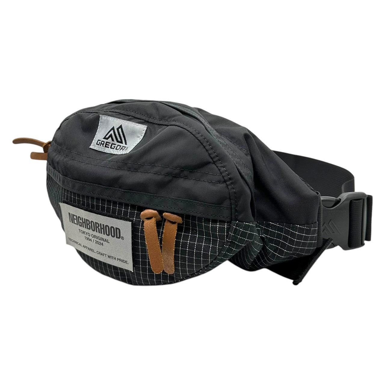 NEIGHBORHOOD × GREGORY(ネイバーフッド × グレゴリー) 24AW TAILMATE XS V2 テールメイト ウエスト ボディ バッグ ポーチ 24246GEN-CG03 FREE ブラック×ホワイト 完売商品