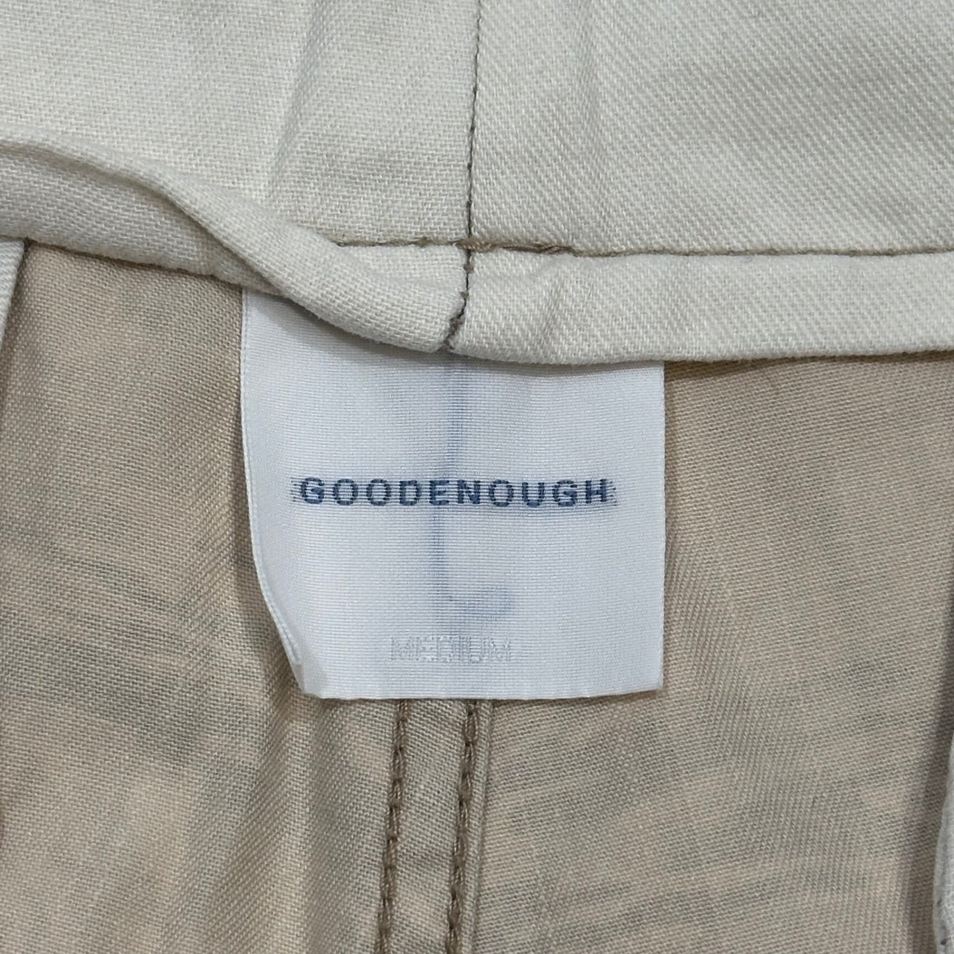 GOODENOUGH(グッドイナフ) 00's Tiger-Camo Patchwork Shorts タイガーカモ 切替 ショーツ M ベージュ ハーフ ショート パンツ