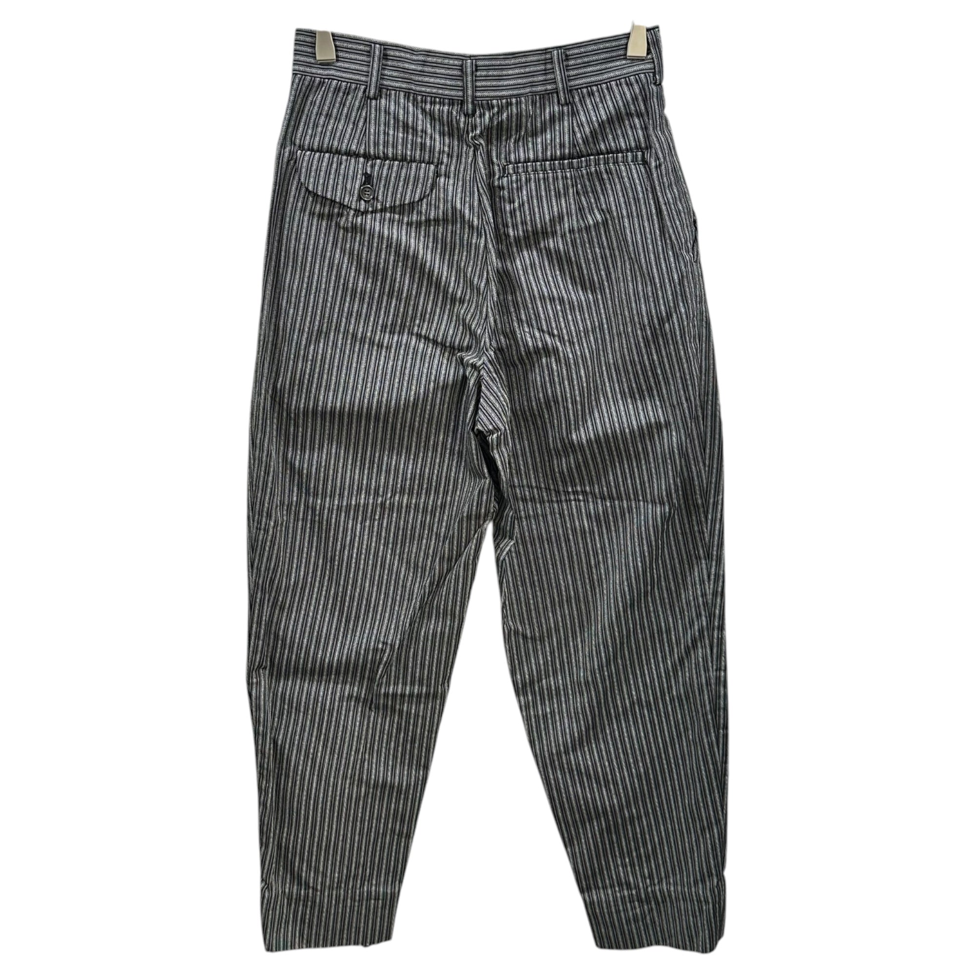 COMME des GARCONS(コムデギャルソン) 1995SS Nylon Striped Pants ナイロン ストライプ パンツ GP-10018S S グレー×ブラック AD1994