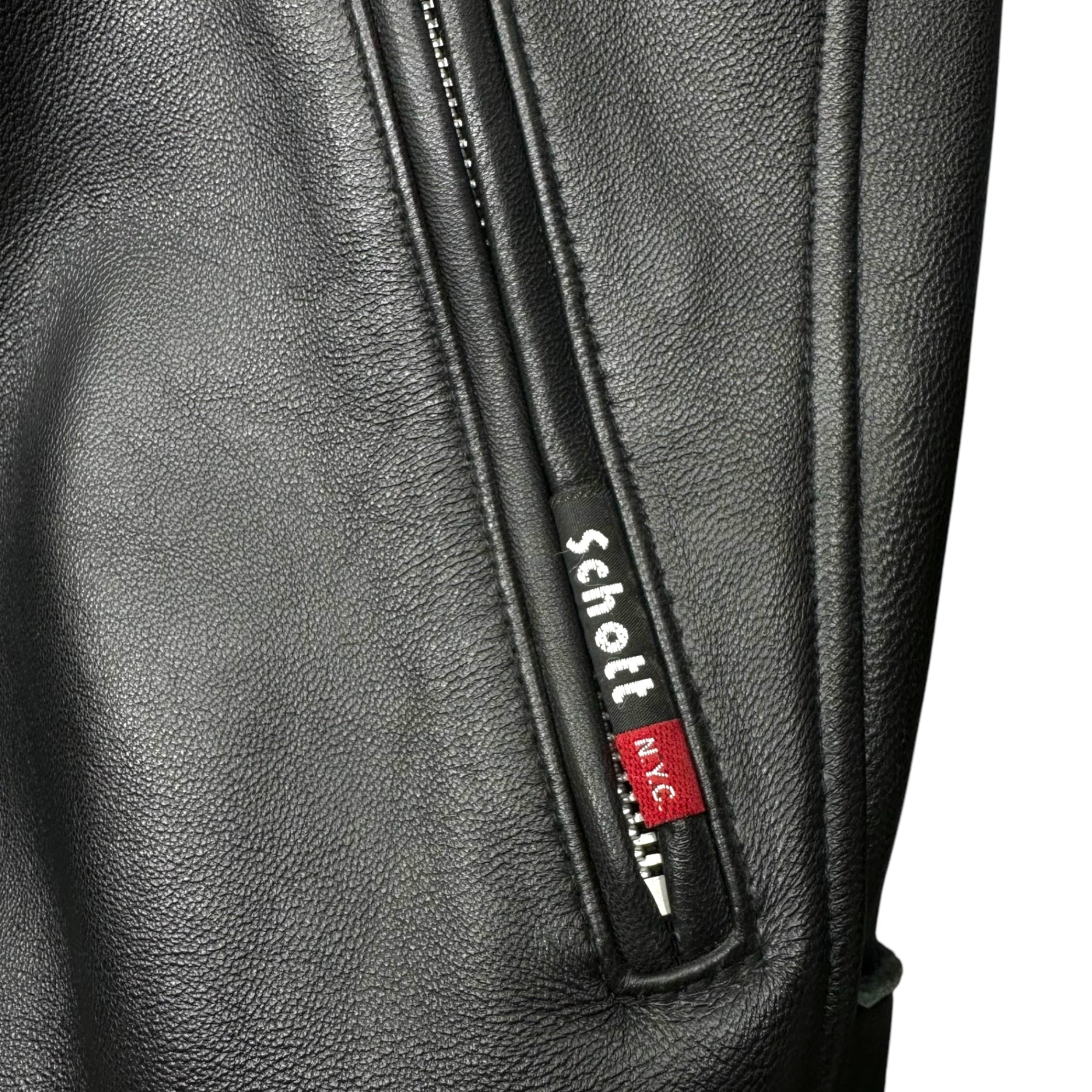 SCHOTT(ショット) SOLID CLASSIC RACER JACKET ソリッド クラシック レーサー ジャケット ラムレザー 3171053 S ブラック