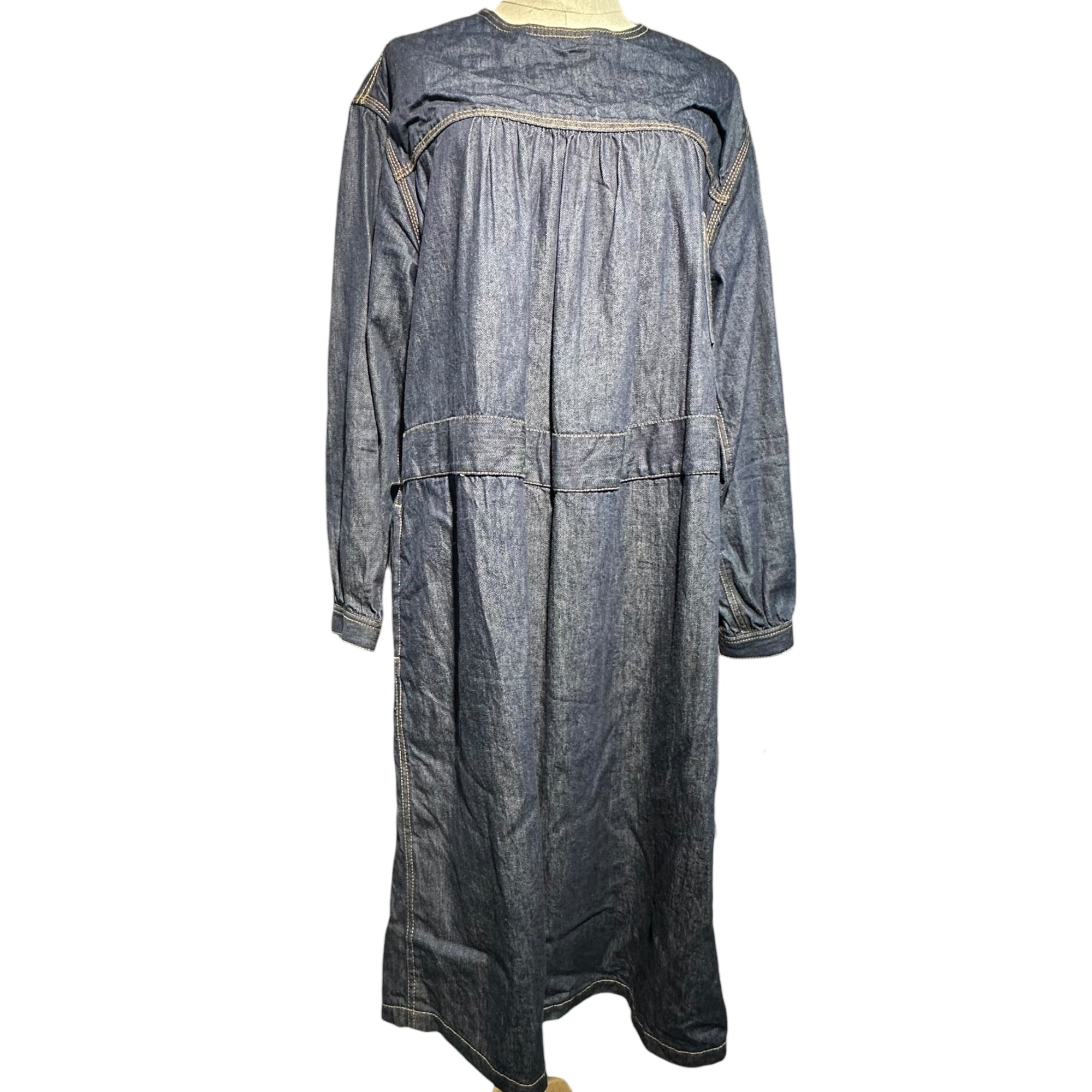 tricot COMME des GARCONS(トリココムデギャルソン) 13SS Denim Waist Belt Dress デニム ウエストベルト ワンピース TK-O004 M インディゴ AD2012