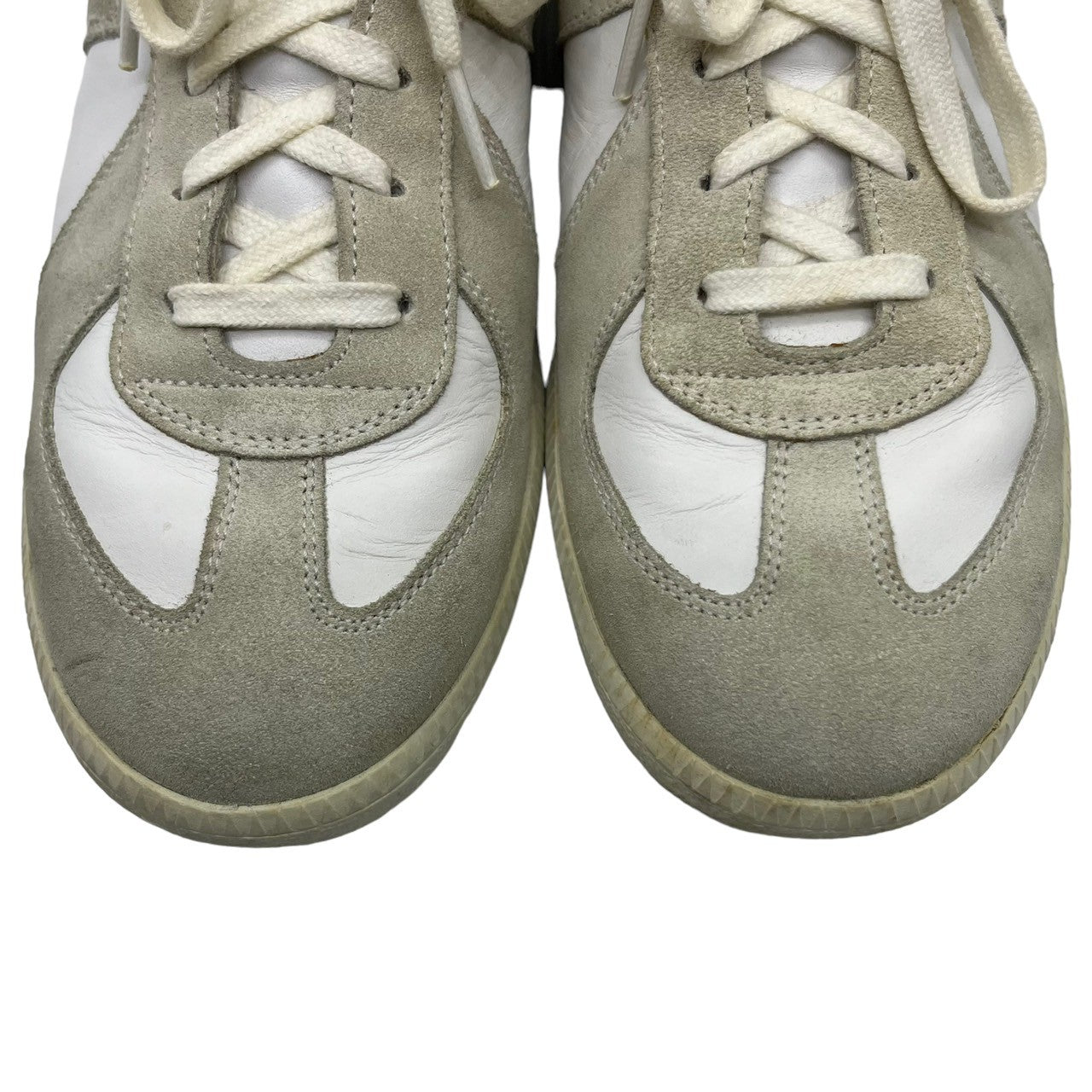 MAISON MARGIELA(メゾンマルジェラ) Replica German Trainer レプリカ ジャーマン トレーナー S57WS0236 41(26cm程度) ホワイト×グレー スニーカー