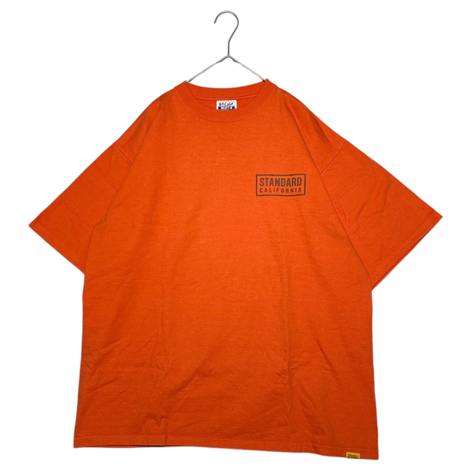 STANDARD CALIFORNIA(スタンダード カリフォルニア) SD HEAVYWEIGHT BOX LOGO T ヘヴィーウェイト ボックス ロゴ Tシャツ TSOSS090 XL オレンジ 著名人着用 完売品
