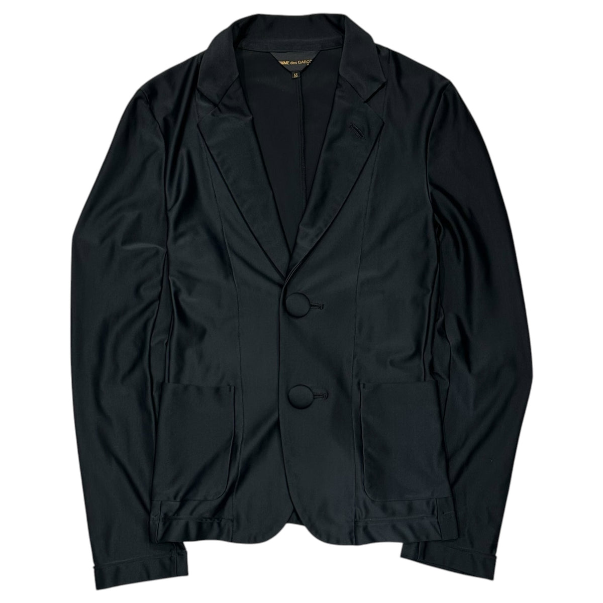 COMME des GARCONS(コムデギャルソン) 2007AW Poly Stretch Jacket ポリ ストレッチ ジャケット GT-J052 SS ネイビー AD2007