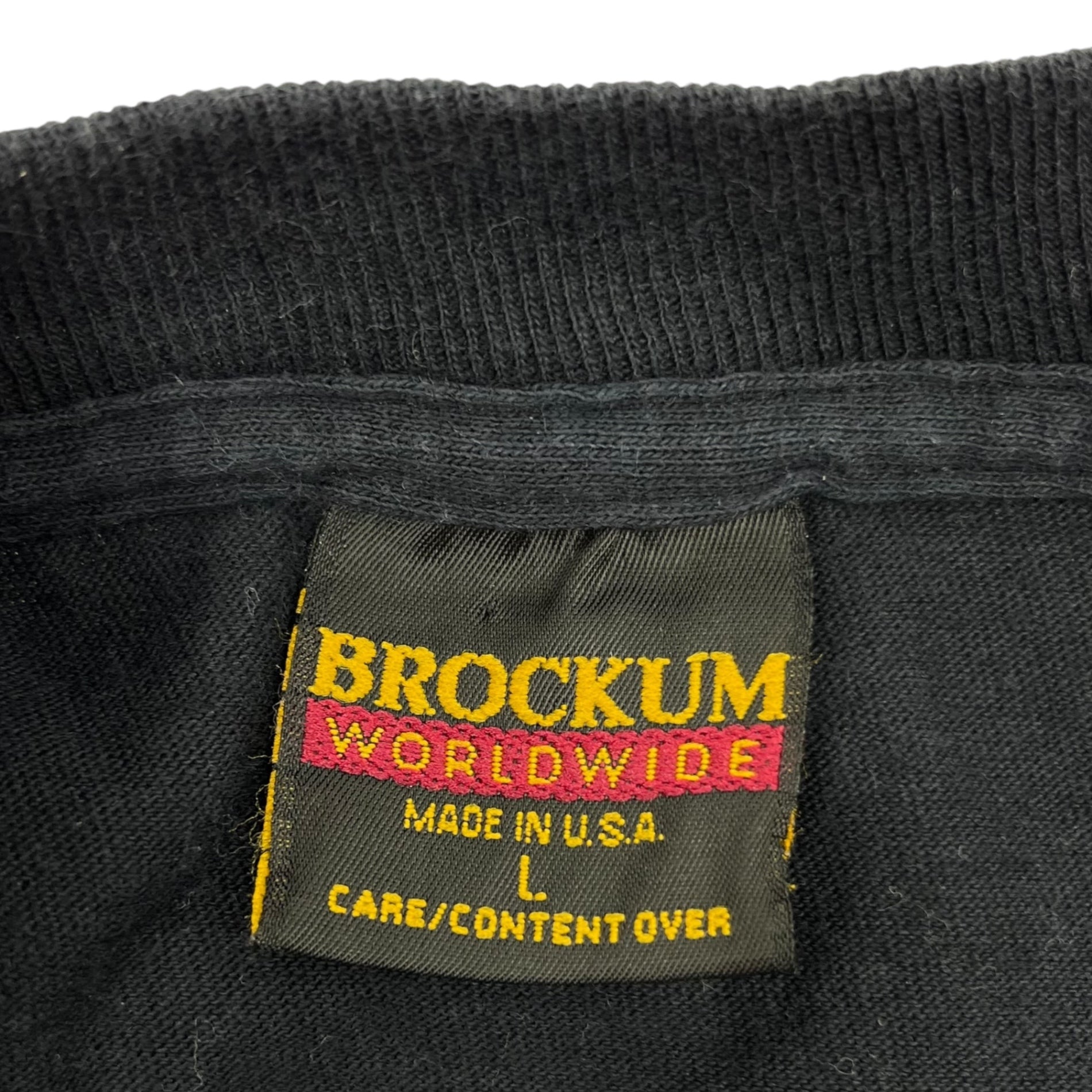 VINTAGE(ヴィンテージ) ©1993 DEEP PURPLE "WORLD TOUR 93-94" T-shirt ディープパープル ワールドツアー Tシャツ L ブラック 90s 90年代 ヴィンテージ バンド ロック