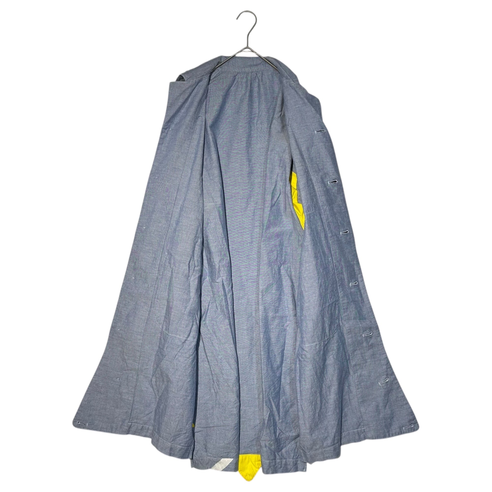 PHINGERIN(フィンガリン) Armline Cotton Long Sleeve Coat アームライン コットン 長袖 コート PD-131-P-011 S ブルー