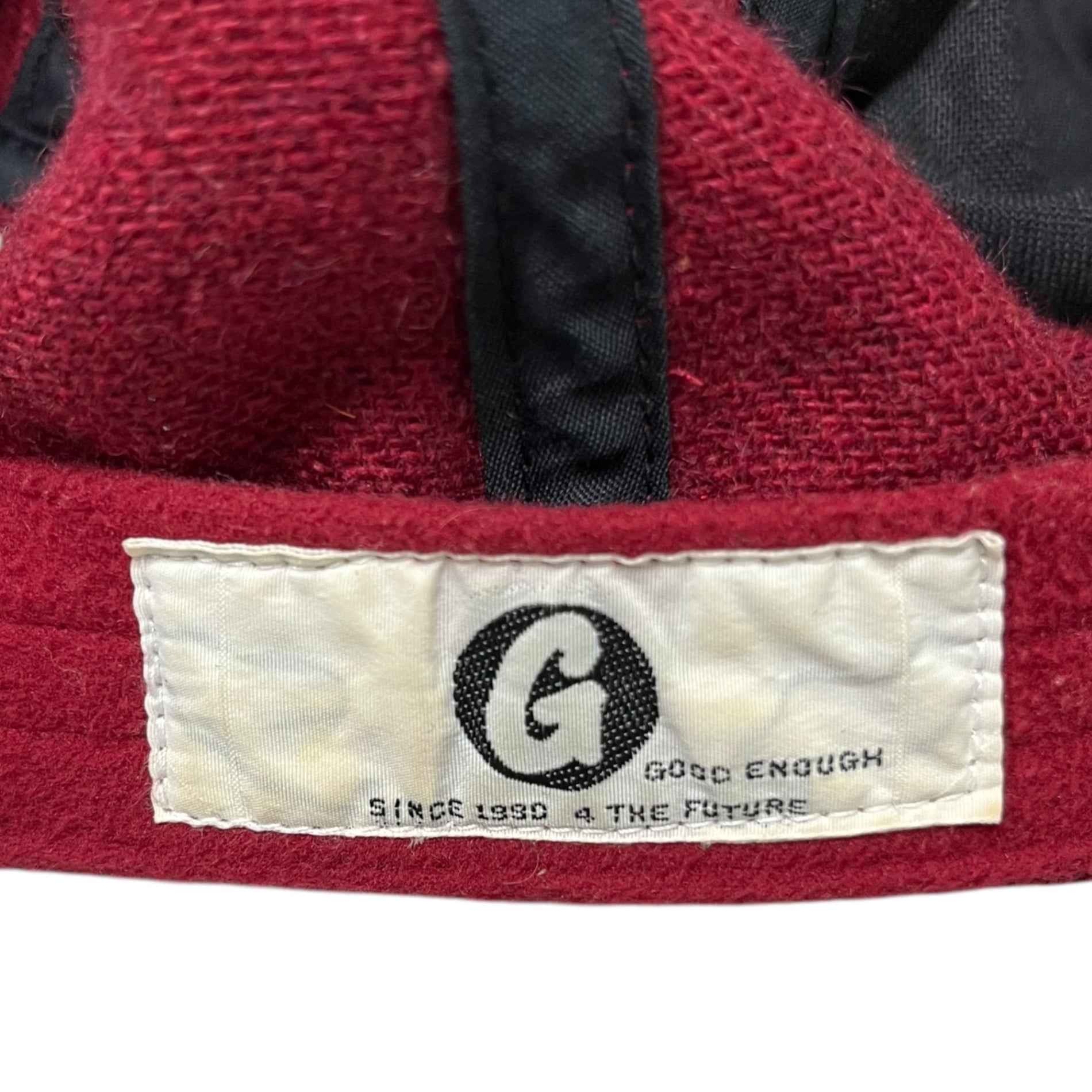 GOODENOUGH(グッドイナフ) early wool baseball cap 初期 ウール ベースボール キャップ BBキャップ バーガンディ