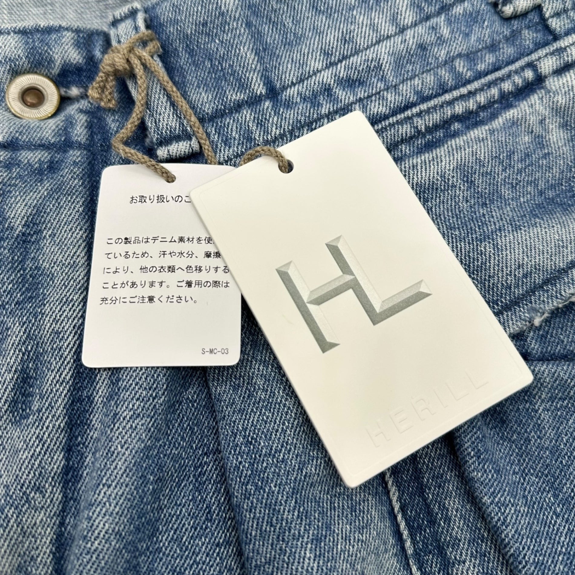 HERILL(ヘリル) HL Denim Cargoshorts デニム カーゴ ショーツ 22-030-HL-8110-1 1 ライトインディゴ ハーフ ショート パンツ