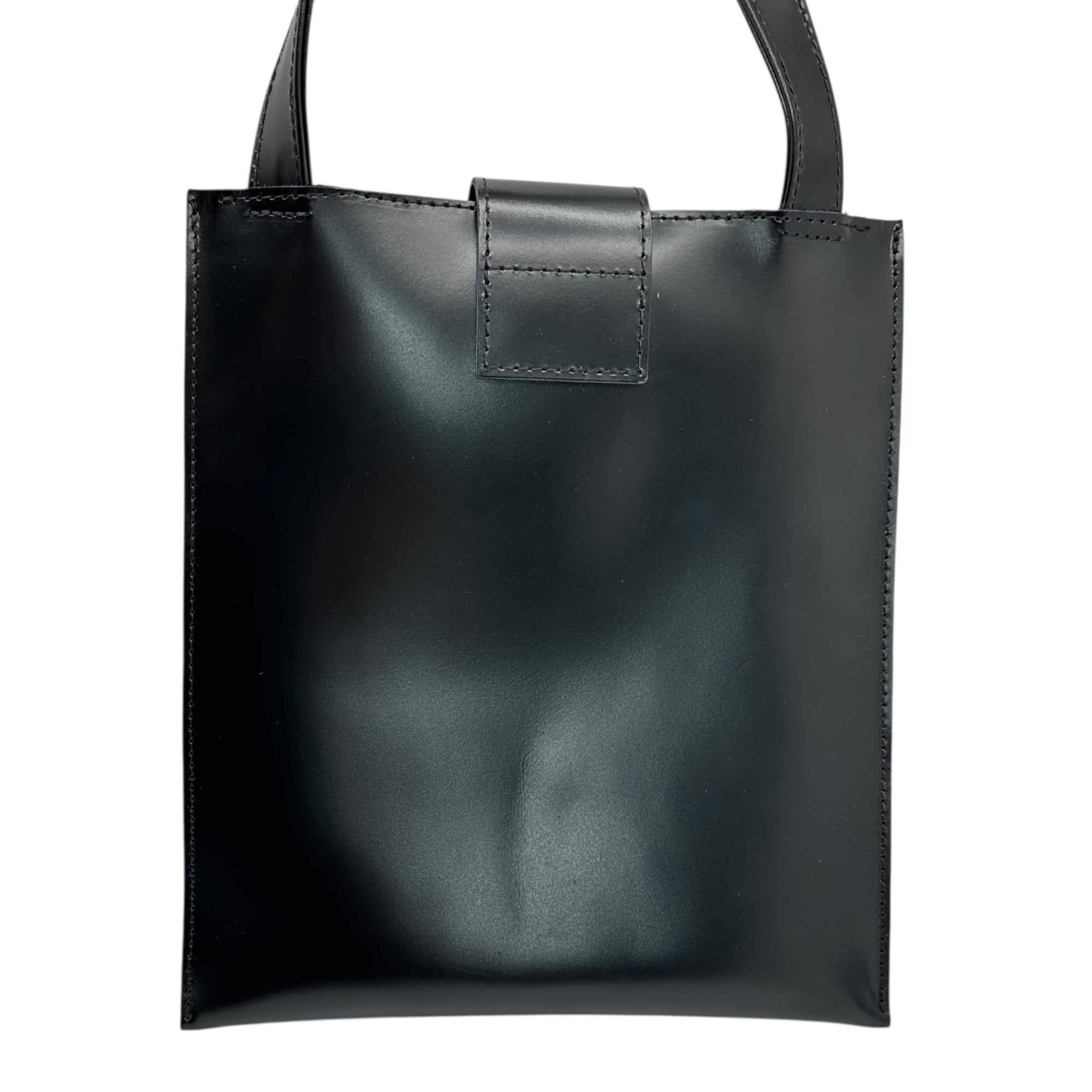 COMME des GARCONS JUNYA WATANABE(コムデギャルソンジュンヤワタナベ) Buckle-Closure Steer Leather Triple-Strap Shoulder Bag バックル ステアレザー 3連 ショルダー バッグ JD-K205 ブラック