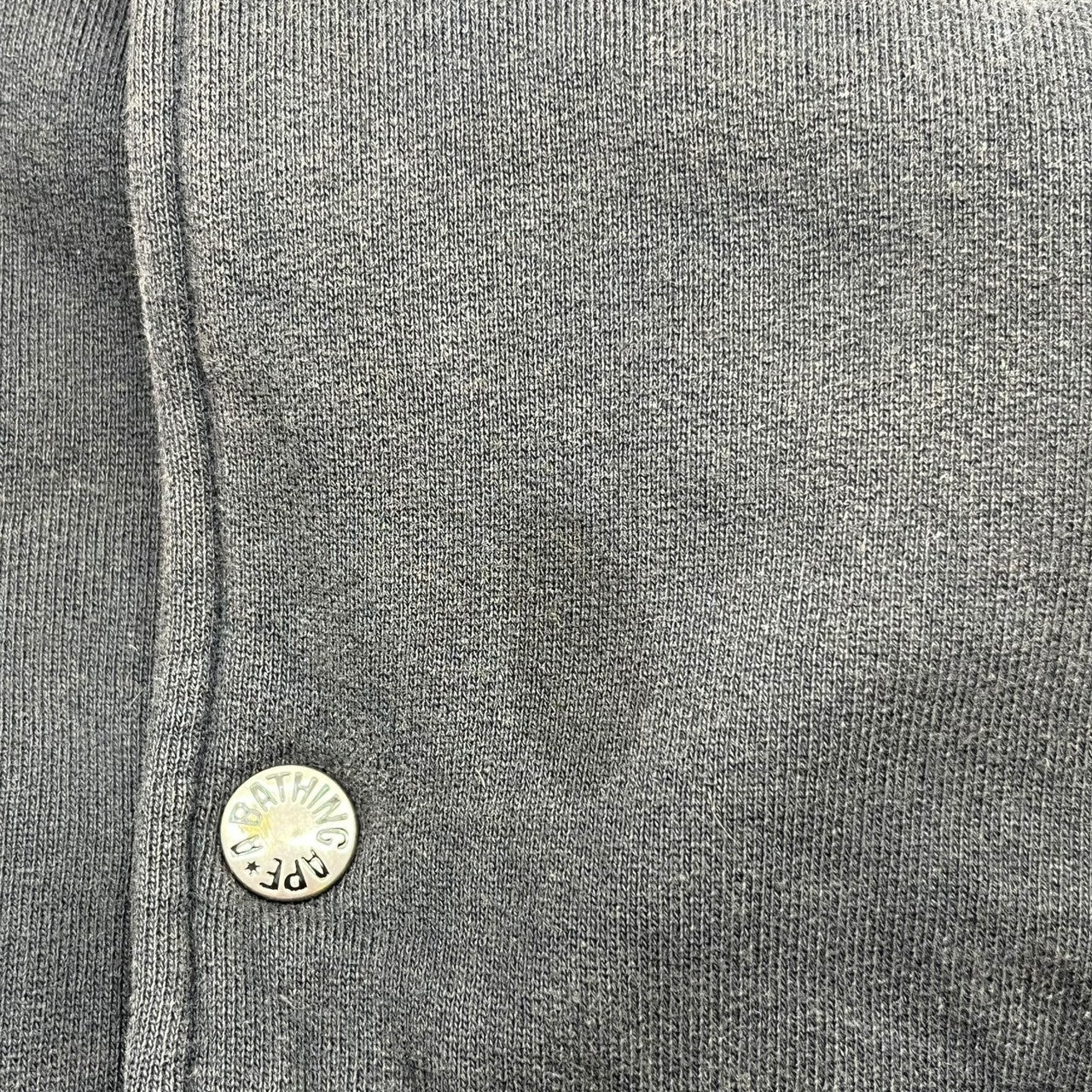 BAPE BY A BATHING APE(ベイプ バイ アベイシングエイプ) 00's a bathing ape General sweatshirt jacket 00年代 アベイシングエイプ ジェネラル スウェット ジャケット L ブラック×ホワイト