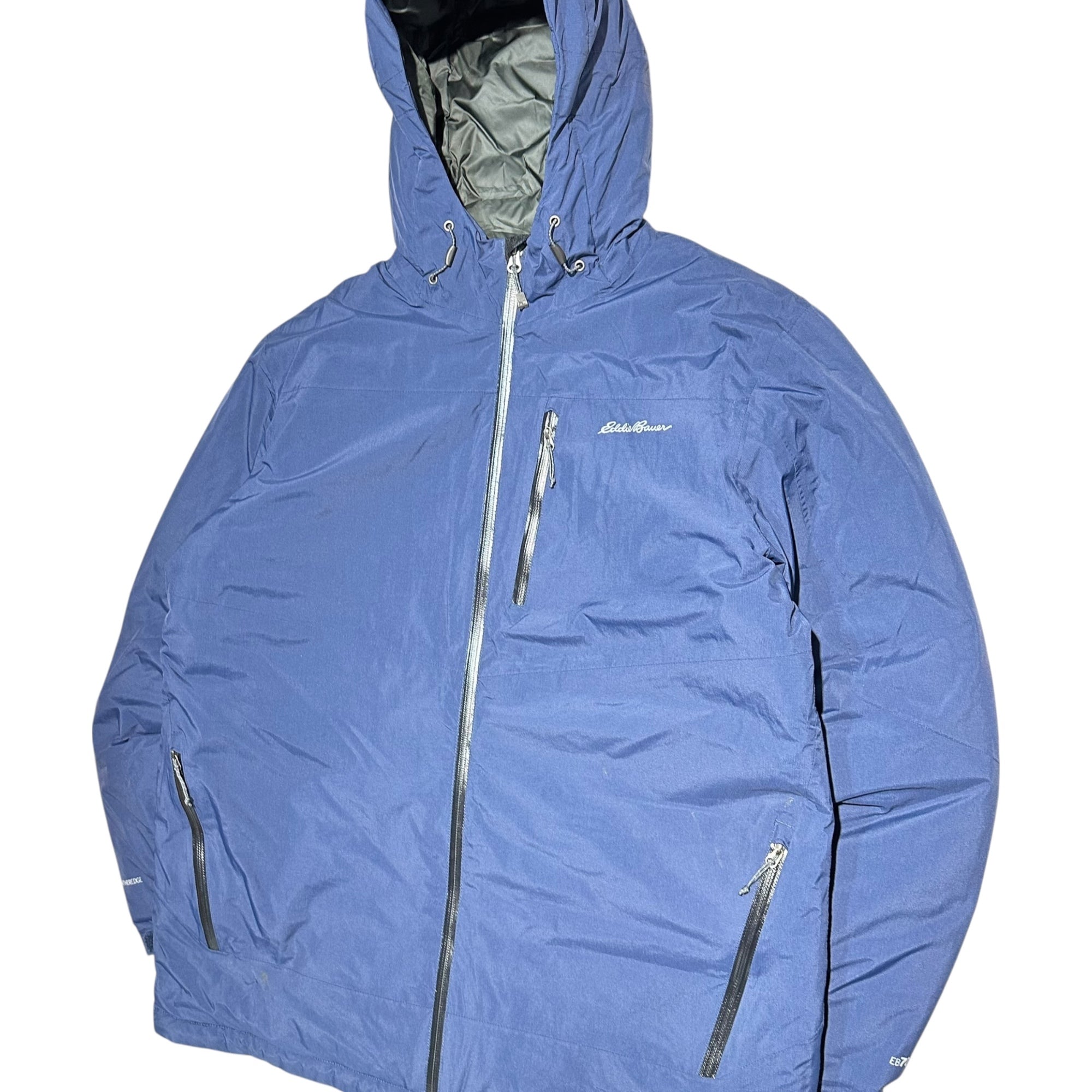 Eddie Bauer(エディーバウアー) Nylon Hooded Down Jacket ナイロン フーデッド ダウン ジャケット L18FN1010 L ネイビー