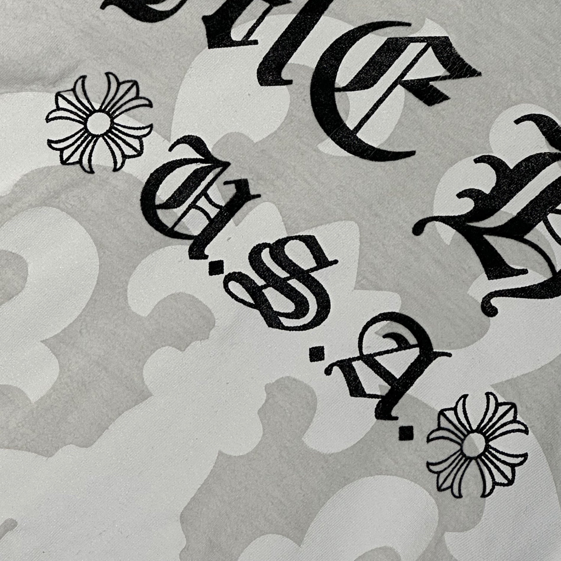 CHROME HEARTS(クロムハーツ) CH Cross Vine Dagger Print S/S T-shirt 2212-304-0749 XL ホワイト クロムハーツジャパンタグ