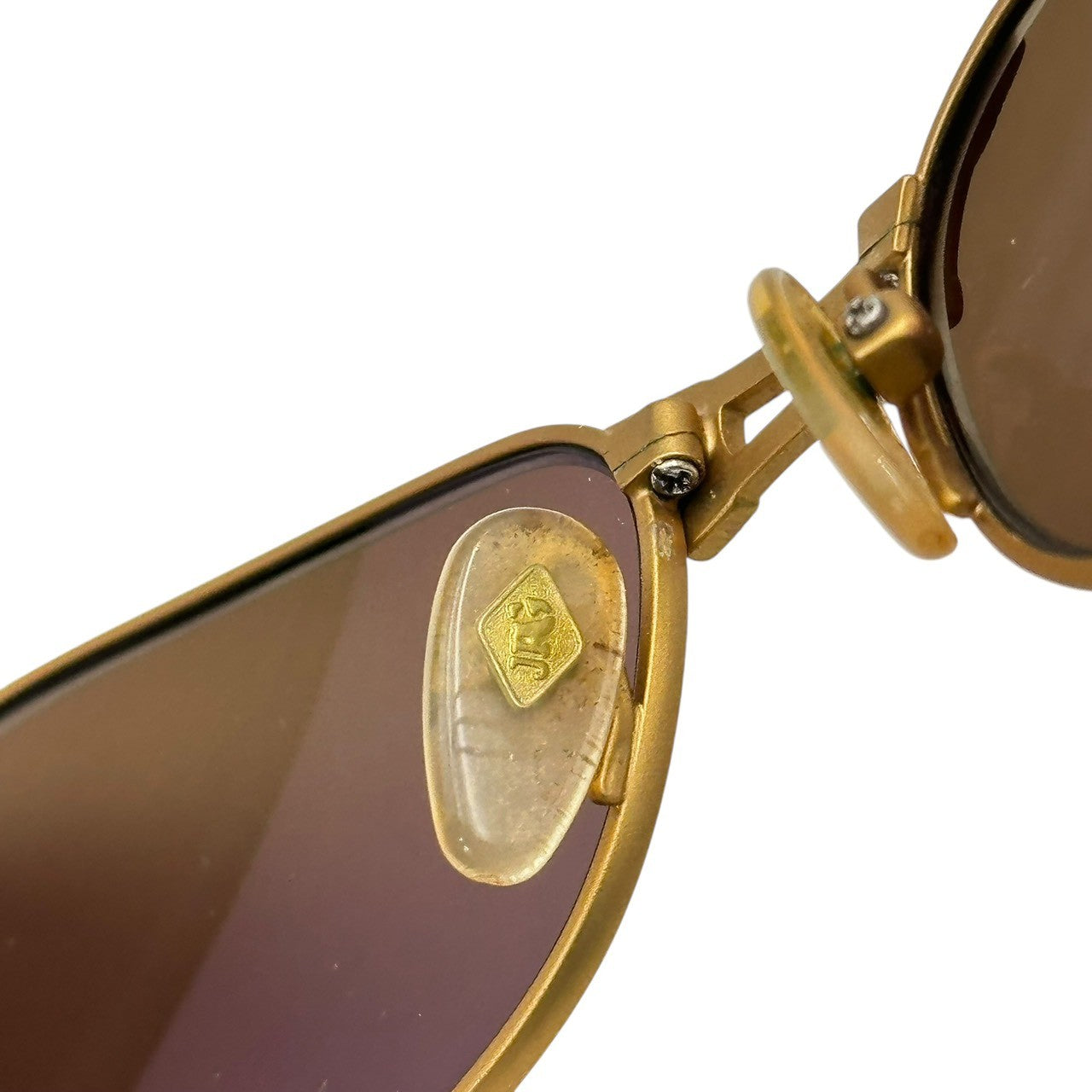 Jean Paul GAULTIER(ジャンポールゴルチエ) 80's~90's JPG Logo 3 Frame Vintage Sunglasses ロゴ 3本フレーム ヴィンテージ サングラス 58-5107 ゴールド×ブラウン コパー85% 80年代~90年代 ヴィンテージ アーカイブ