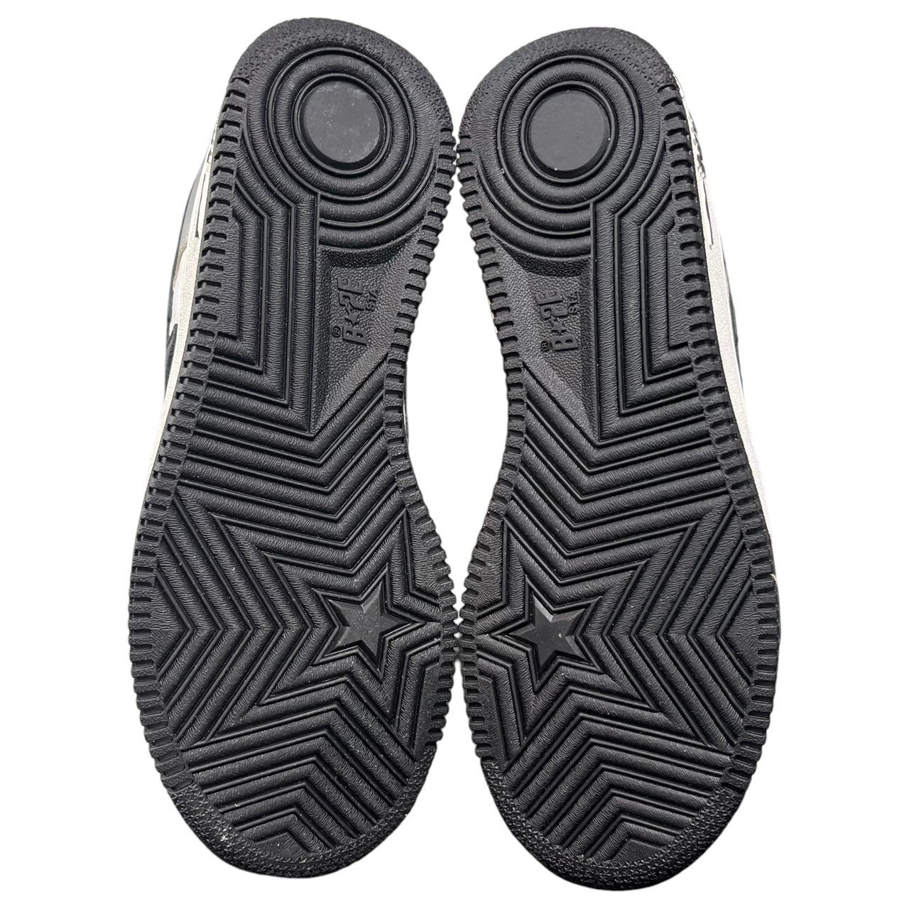 A BATHING APE(アベイシングエイプ) 00's BAPE STA!! ベイプ スタ 0607FS-001 24cm シルバー×ホワイト ローカット スニーカー Y2K