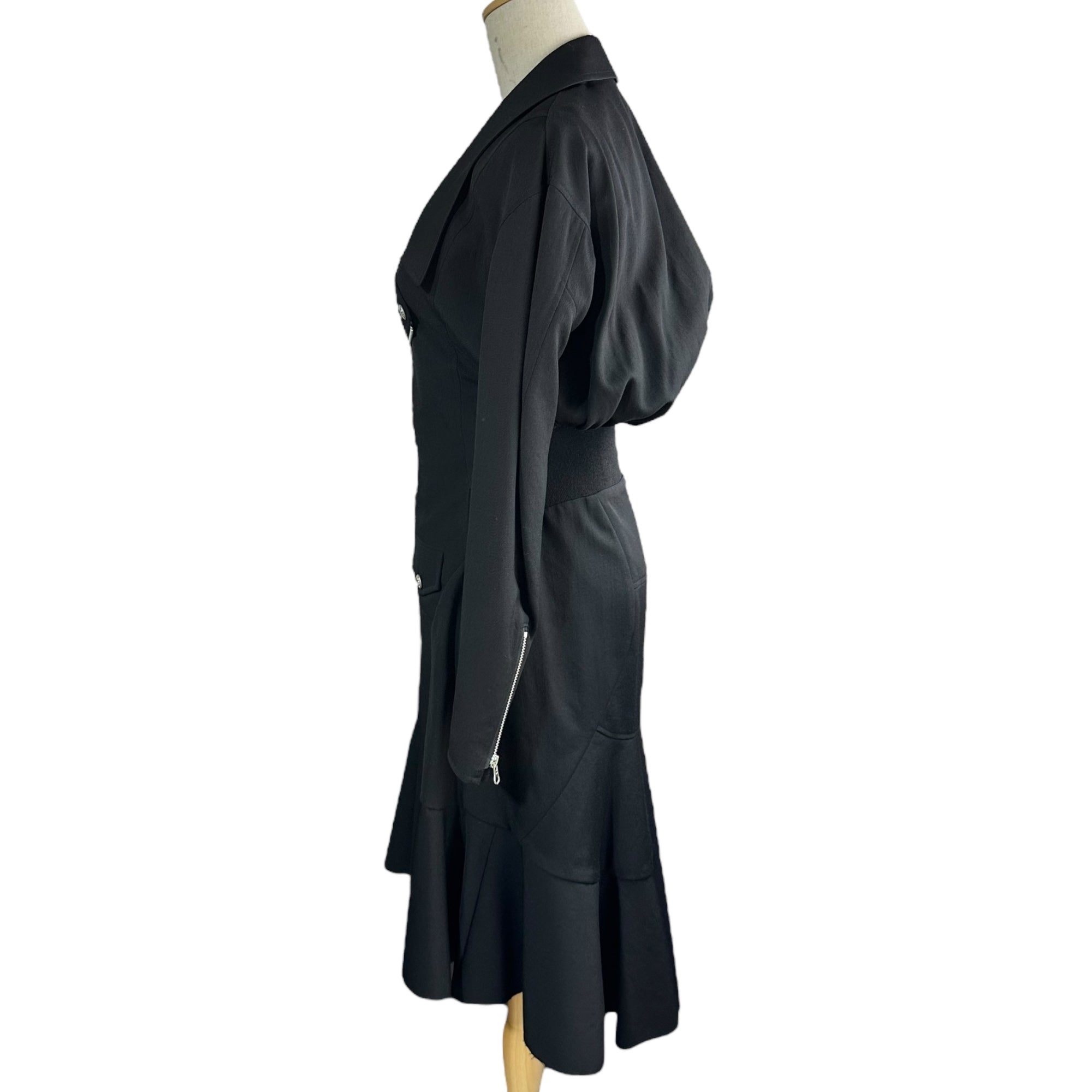 COMME des GARCONS JUNYA WATANABE(コムデギャルソンジュンヤワタナベ) 13AW Double Rider Dress ダブル ライダース ワンピース JL-O029 S ブラック AD2013