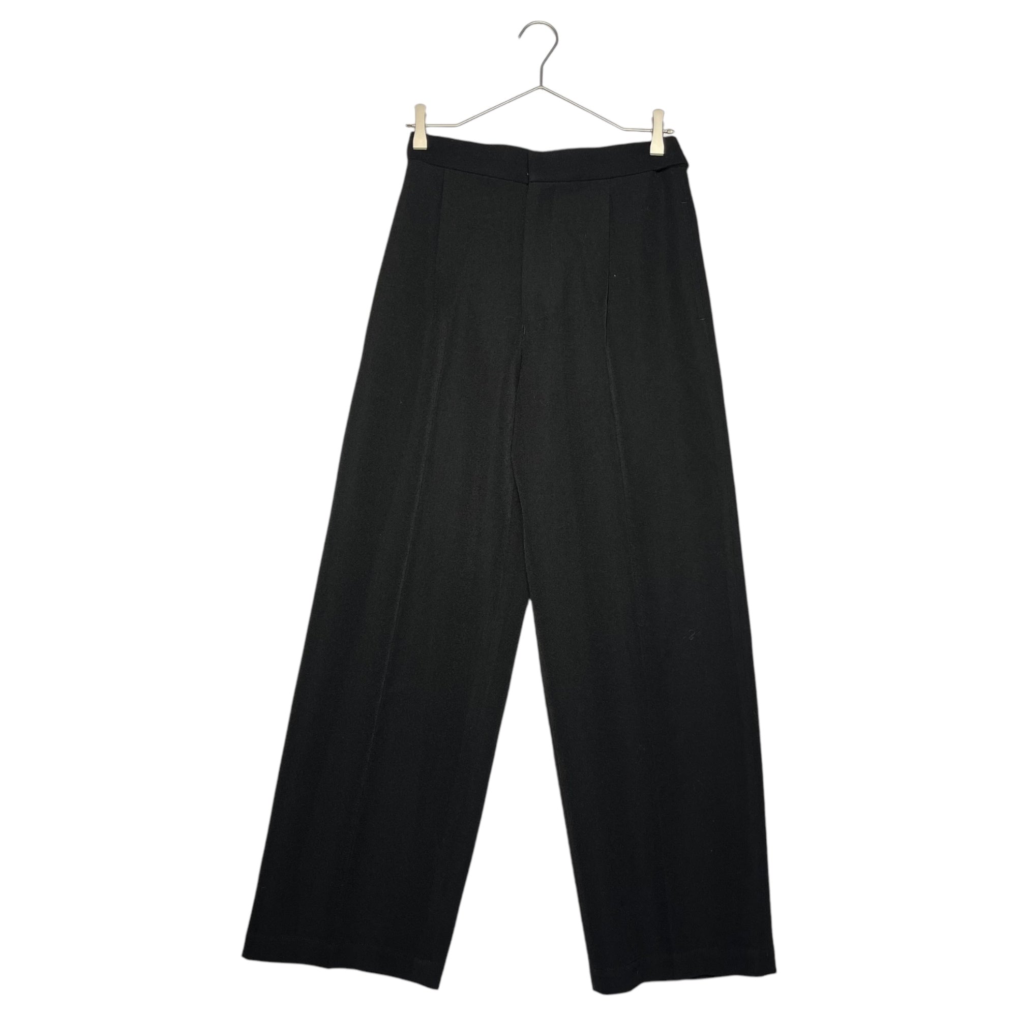 tricot COMME des GARCONS(トリココムデギャルソン) 90's wide straight slacks pants ワイド ストレート スラックス パンツ TP-08004M M ブラック AD1996