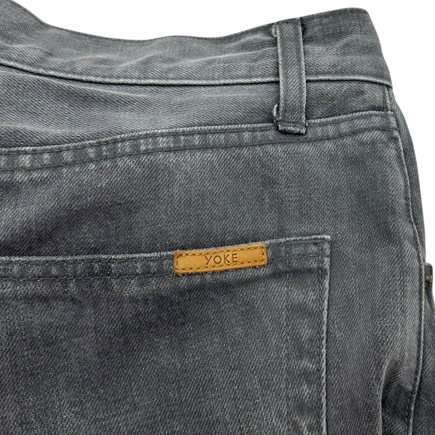 YOKE(ヨーク) 23SS Laser Processed 5P Straight Denim Pants グラデーション デニム パンツ YK23SS0468P-B 2(M程度) グレー