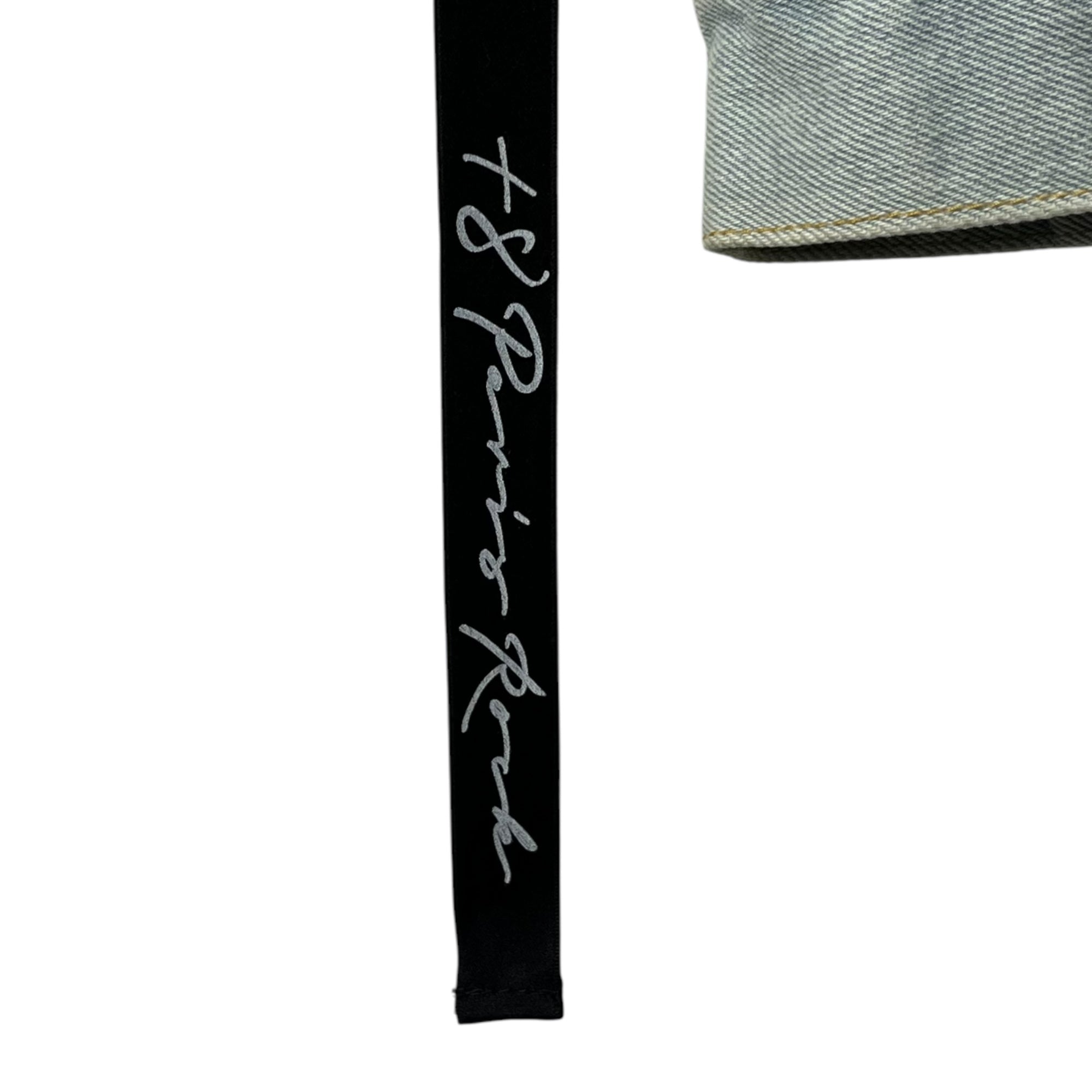 +8 PARIS ROCK(プラスエイトパリスロック) Remake back paint denim jacket リメイク バック ペイント デニム ジャケット 表記無し(FREE) ライトインディゴ