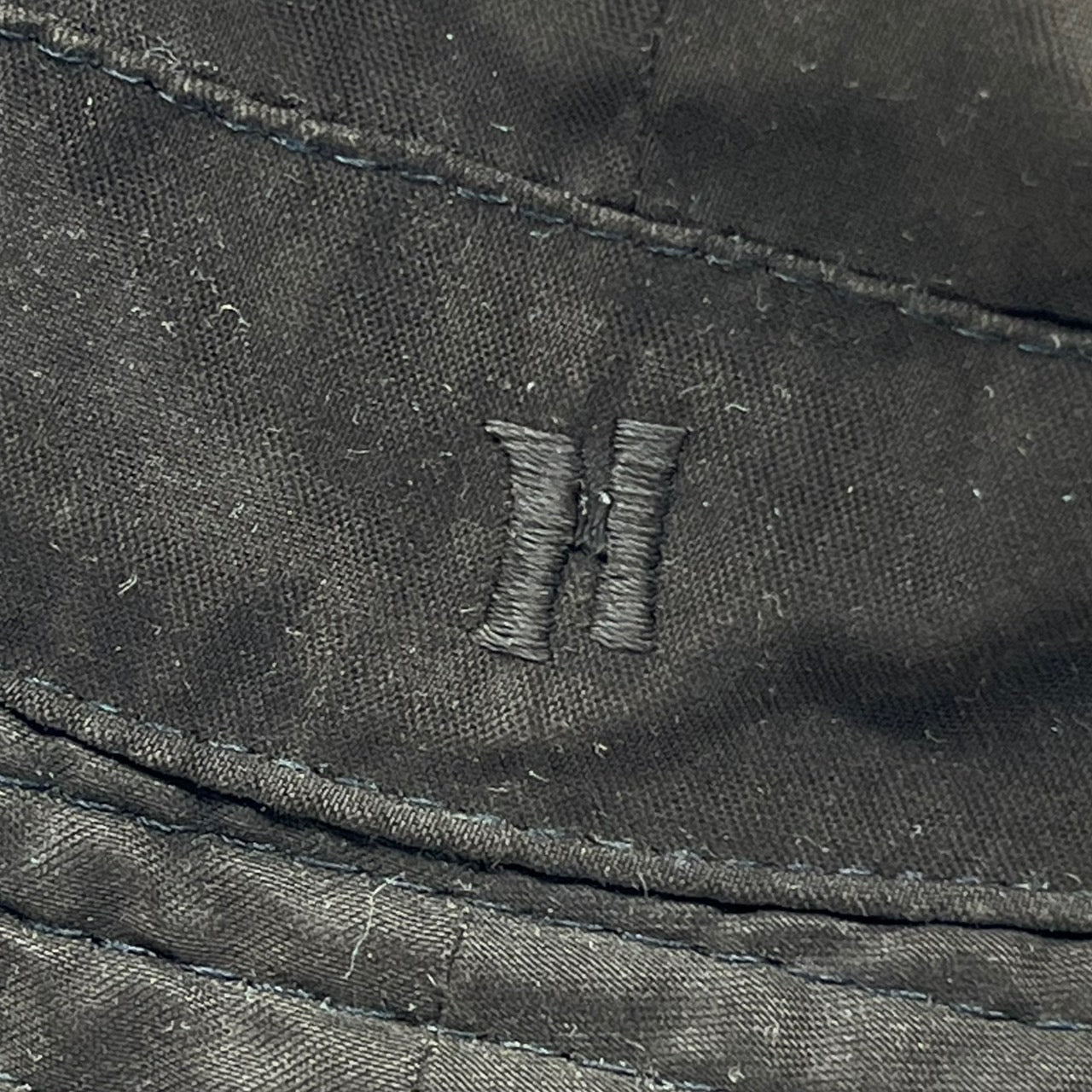 HERMES(エルメス) Hロゴステッチチューリップハット/バケットハット ダークブラウン MOTSCH HERMES MOTSCH社