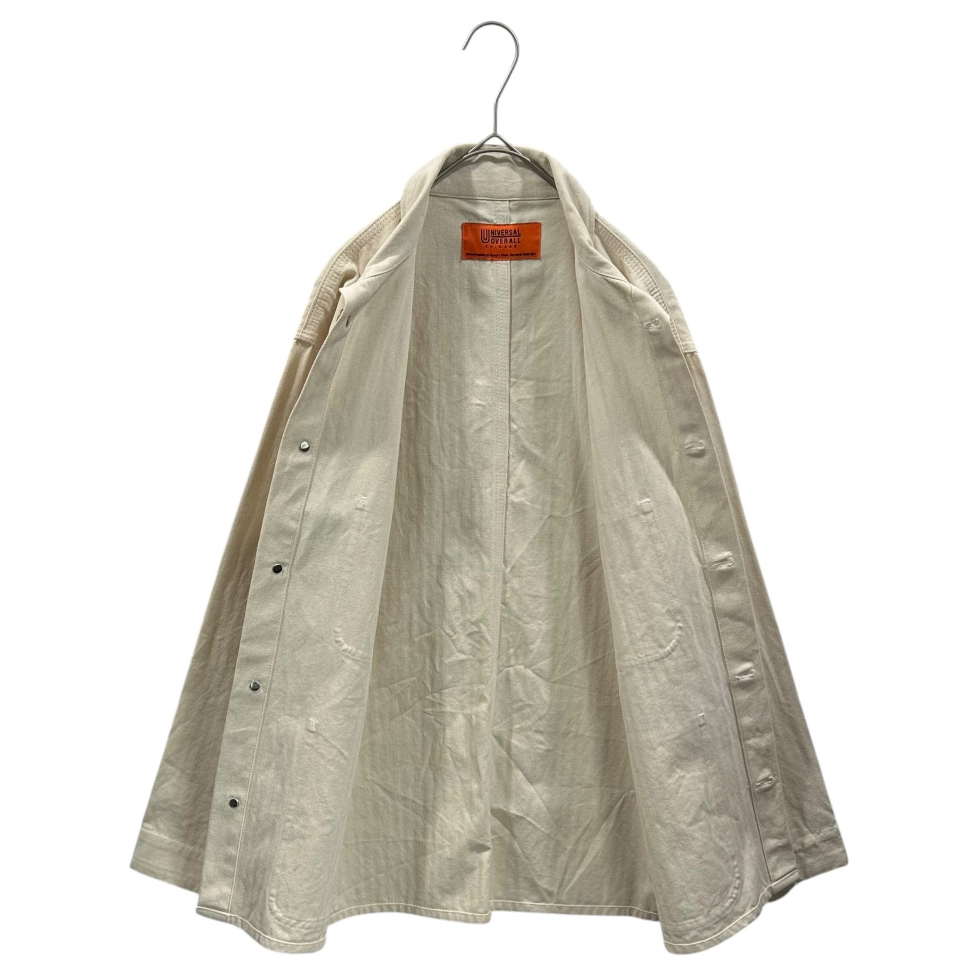 UNIVERSAL OVERALL(ユニバーサルオーバーオール) HBT COVERALL ヘリンボーン カバーオール U20134225-B M アイボリー