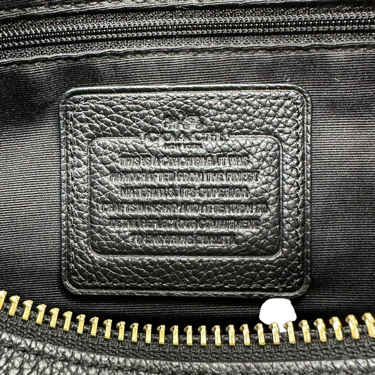 COACH(コーチ) Harley Hobo ハーレー ホーボー レザー ワンショルダー バッグ F38259 ブラック 本革 肩掛け