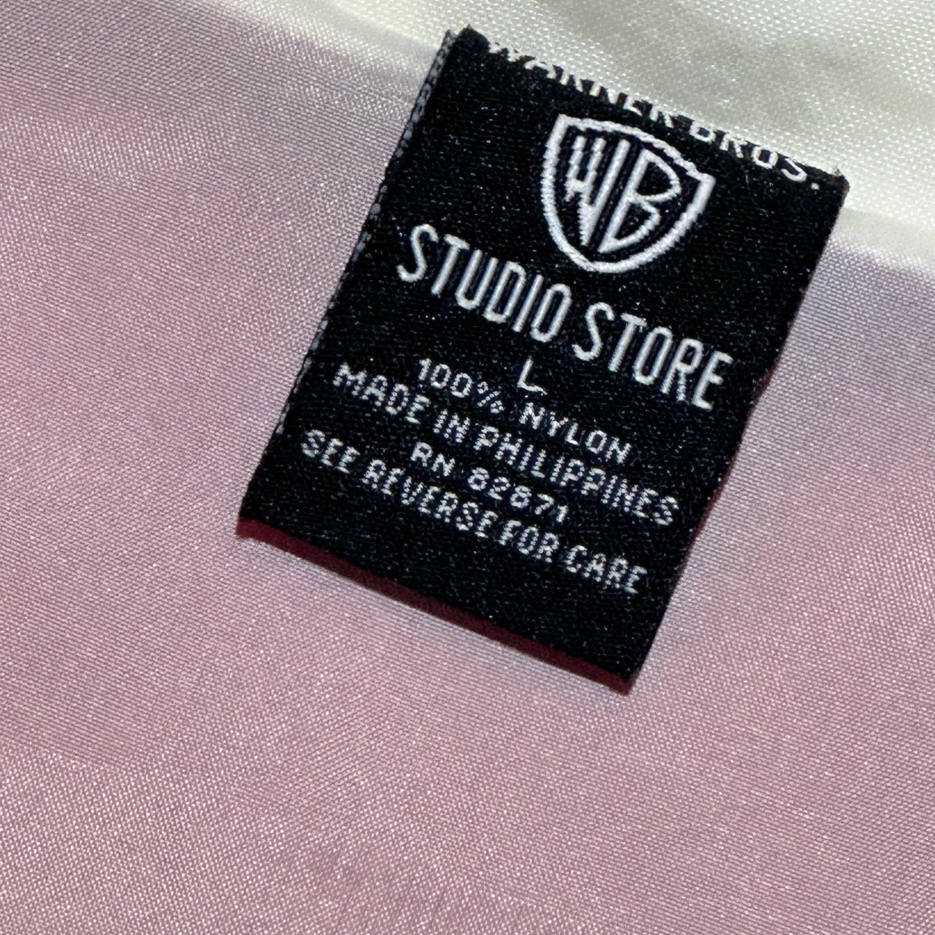 WARNER BROS(ワーナーブラザース) 1996 ”SPACE JAM” JORDAN NYLON JACKET スペース ジャム ジョーダン ナイロン ジャケット L ホワイト×ブルー 90's 90年代 ヴィンテージ 映画