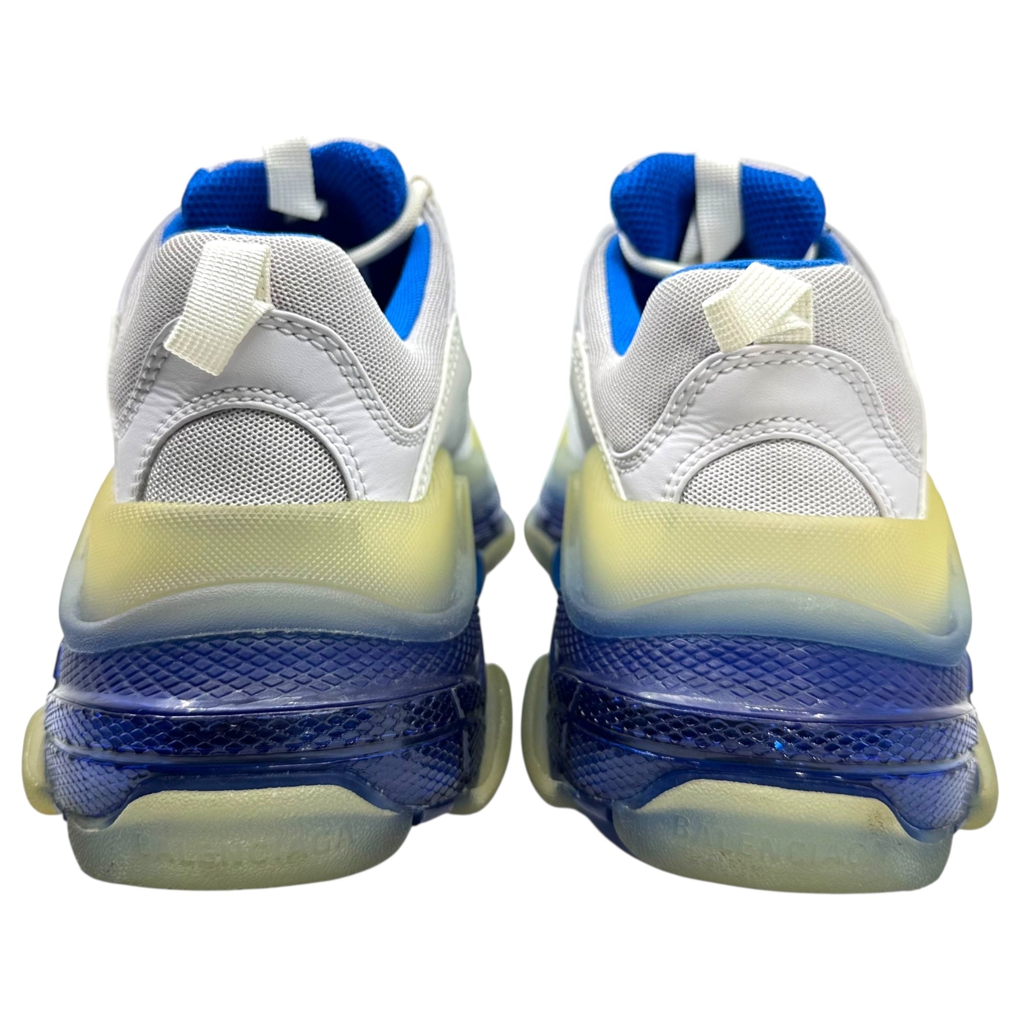 BALENCIAGA(バレンシアガ) Triple S トリプルS 544351 39(26cm) ホワイト×ブルー 厚底 ダッド ボリューム スニーカー