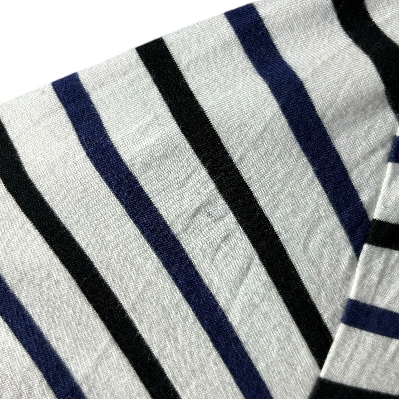 MAISON MARGIELA(メゾンマルジェラ) 18SS PACK T-SHIRT BORDER パック ボーダー Tシャツ S50GC0502 XS ホワイト×ブルー×ブラック