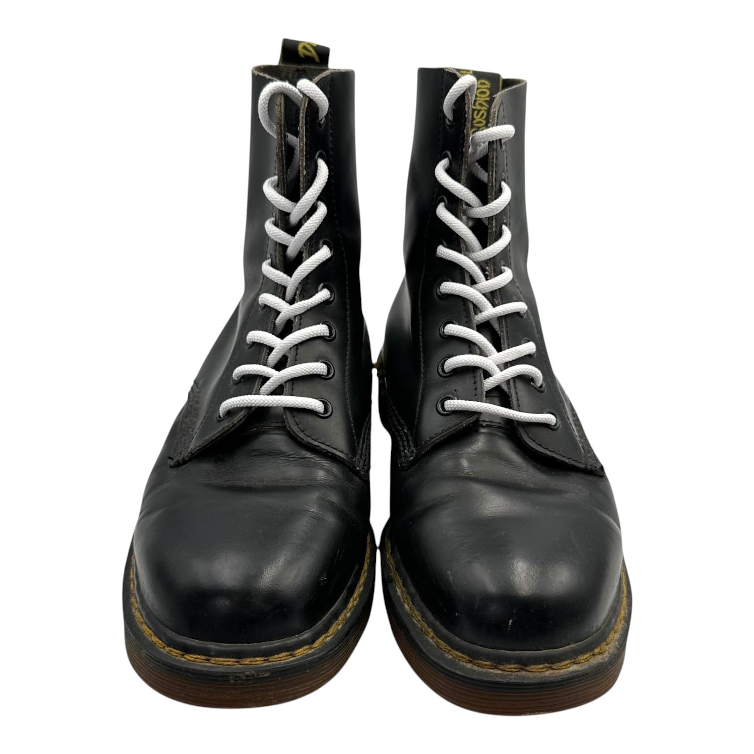 DR.MARTENS×Shellys of London(ドクターマーチン×シェリーズオブロンドン) 1990's England made 8 Hall Boots イングランド製 8ホール ブーツ 24=(UK6 25.5cm程度) ブラック 90s 90年代 ヴィンテージ UK