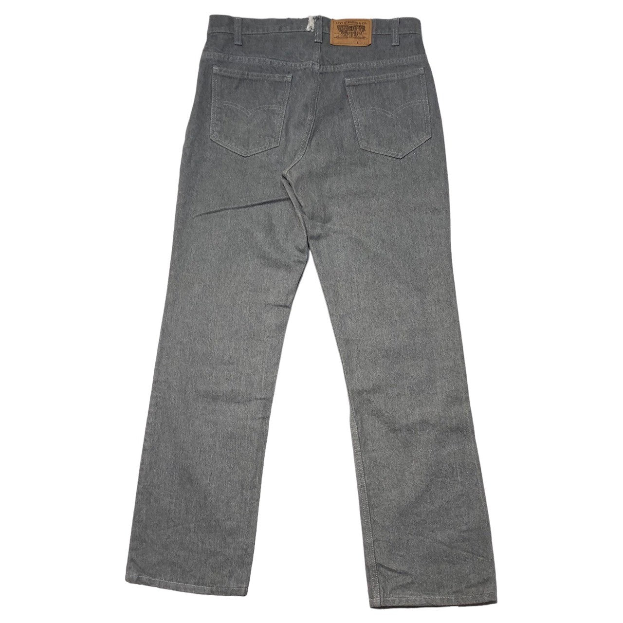 Levi's(リーバイス) 80’s straight denim pants ストレート デニム パンツ 40509-2767 W36 L32 グレー 先染め 80年代 1986年3月製造 513 USA製 ヴィンテージ