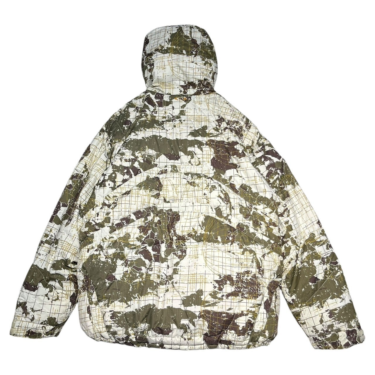 OAKLEY(オークリー) 00's digital camo attack ski jacket デジタル カモ 中綿 スキー ジャケット L ホワイト×カーキ Y2K