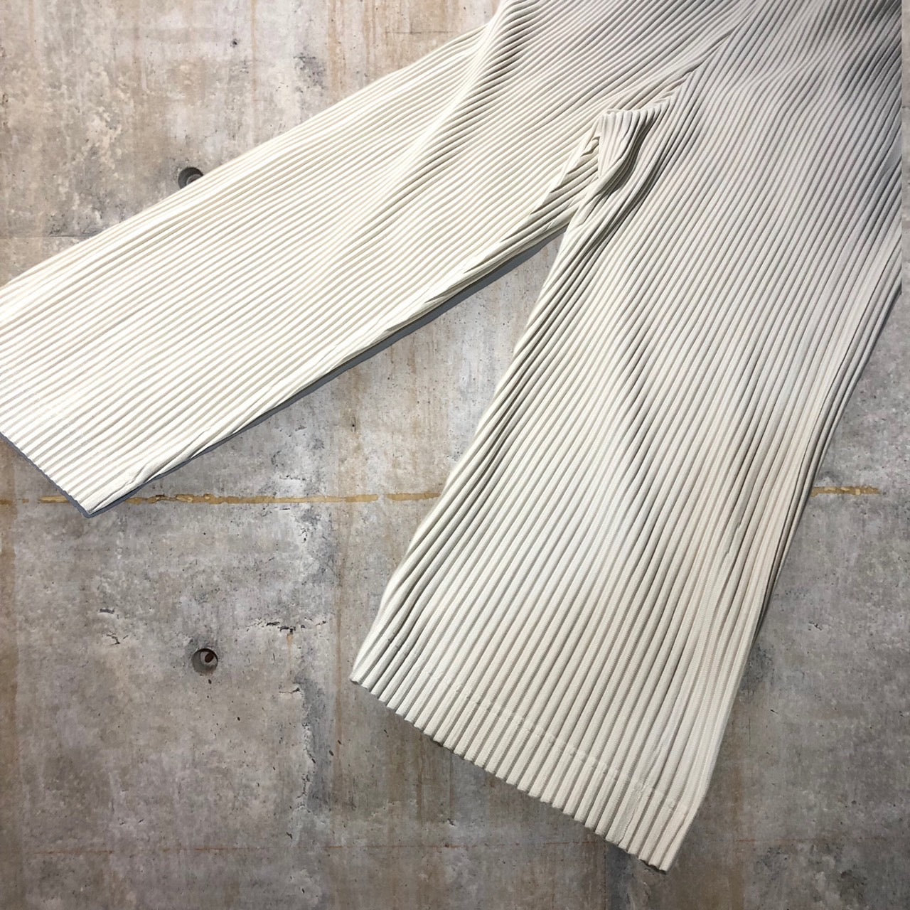 HOMME PLISSE ISSEY MIYAKE(オムプリッセイッセイミヤケ) プリーツオーバーオール HP01JI144 3 アイボリー