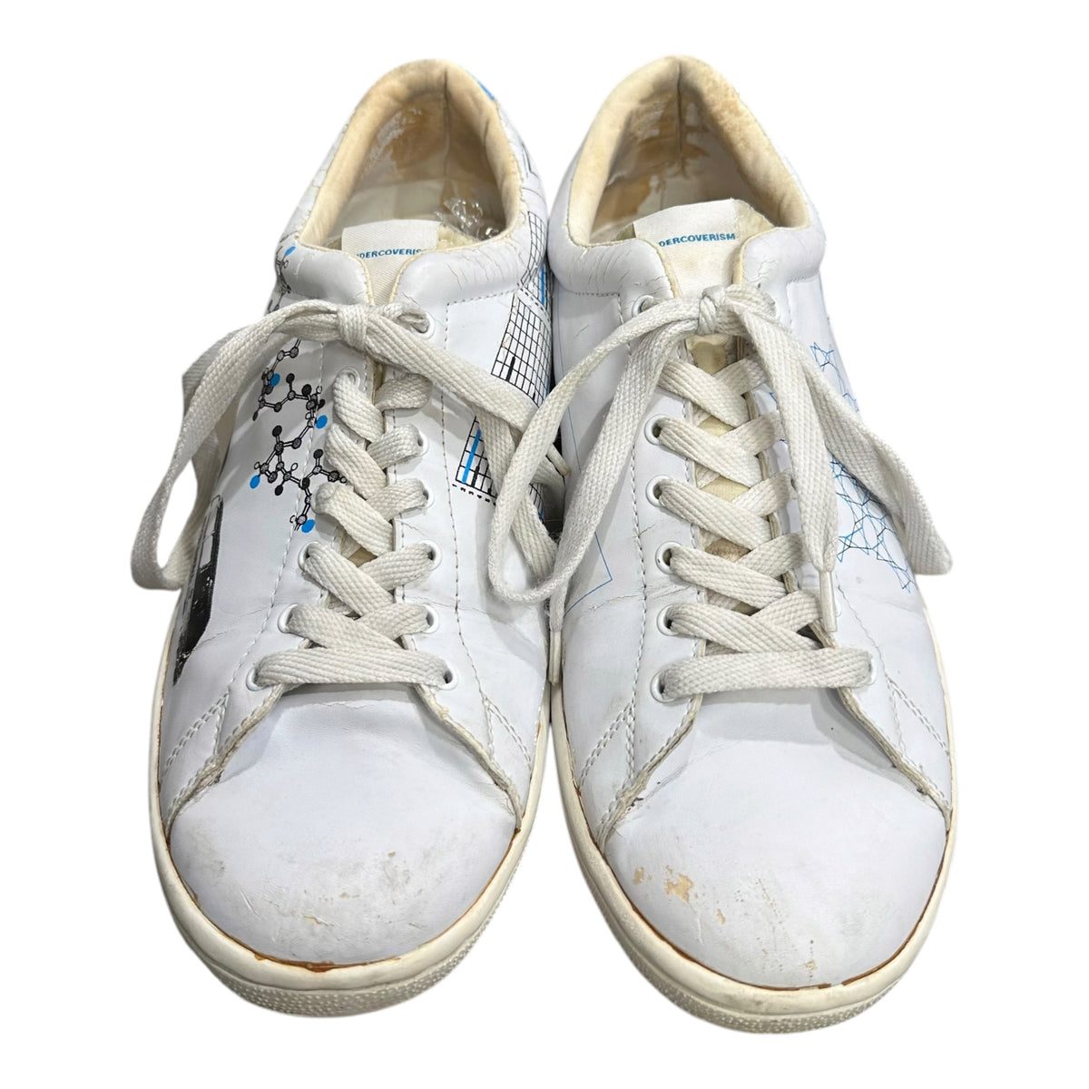 UNDERCOVERISM(アンダーカバイズム) 2011AW Element symbol graphic sneakers 元素記号 グラフィック スニーカー F6F02 L(27cm〜27.5cm程度) ホワイト