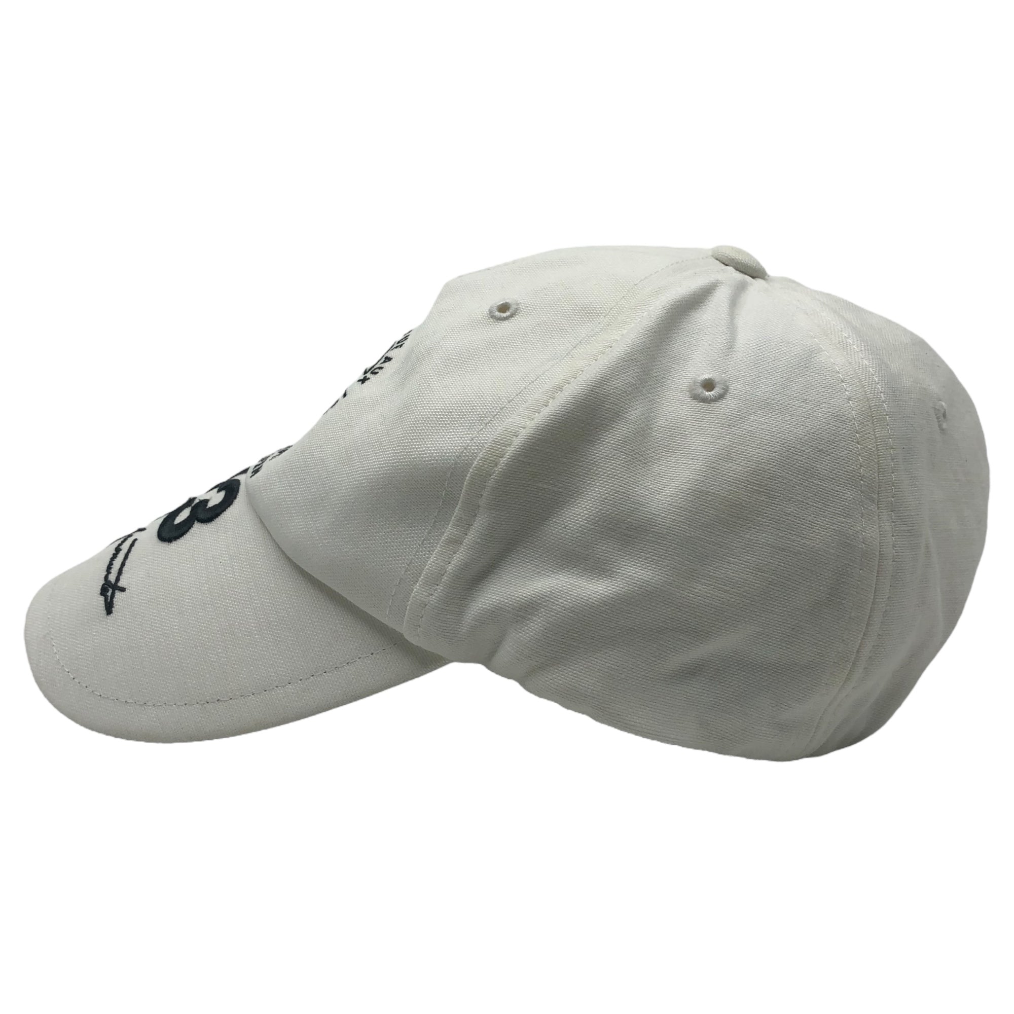 Y-3(ワイスリー) logo embroidery cap ロゴ 刺繍 キャップ CY3539 ホワイト 帽子