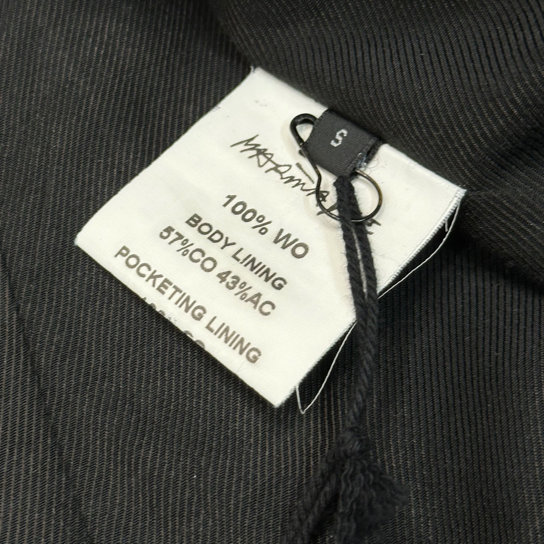 MARINA YEE(マリナイー) 25FW BACK JACK Double-breasted Origami blazer バックジャック ダブルブレスト 折り紙 ブレザー ジャケット SS25-0021-999 S ブラック 25AW