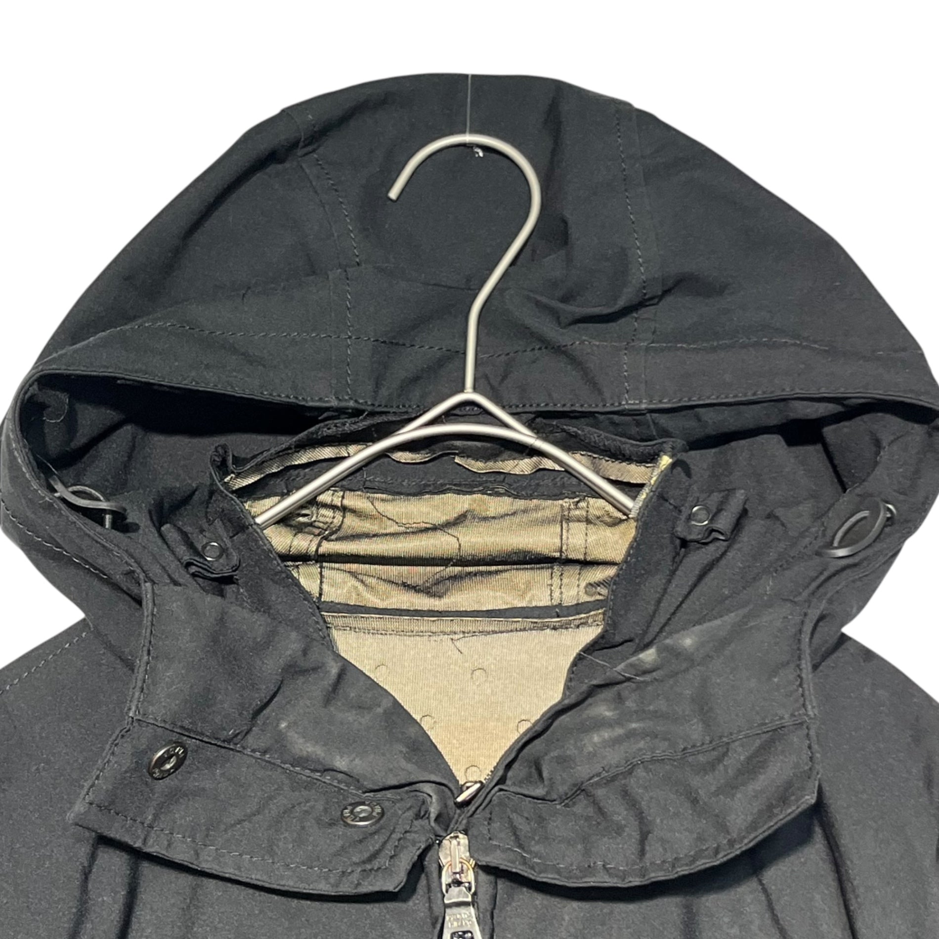 PRADA SPORT(プラダスポーツ) 00's GORE-TEX hooded nylon jacket フーデット ナイロン ジャケット 38(M程度) ブラック Y2K マウンテンパーカー