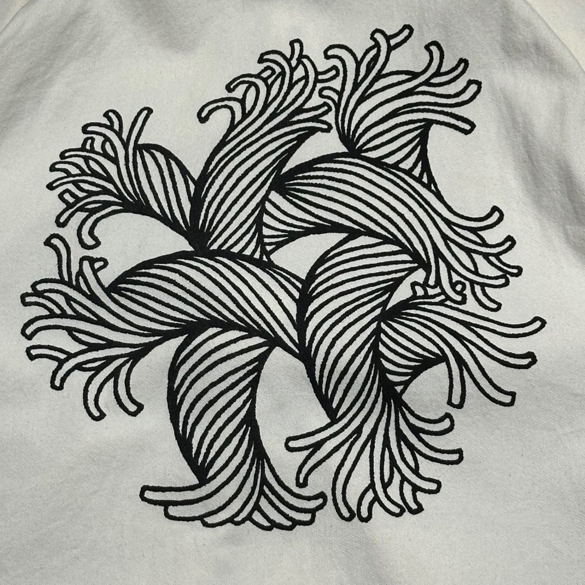 Nemeth(ネメス) Shirt 988 Oversized Back Rope Print Shirt オーバーサイズ バック ロープ プリント シャツ 988 LL アイボリー