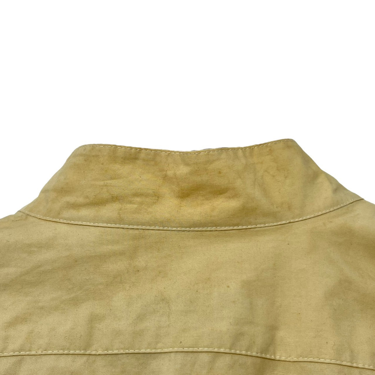EMPORIO ARMANI(エンポリオアルマーニ) 80~90's vintage stand collar half sleeve jacket ヴィンテージ スタンドカラー ハーフスリーブ ジャケット 48(M) アイボリー