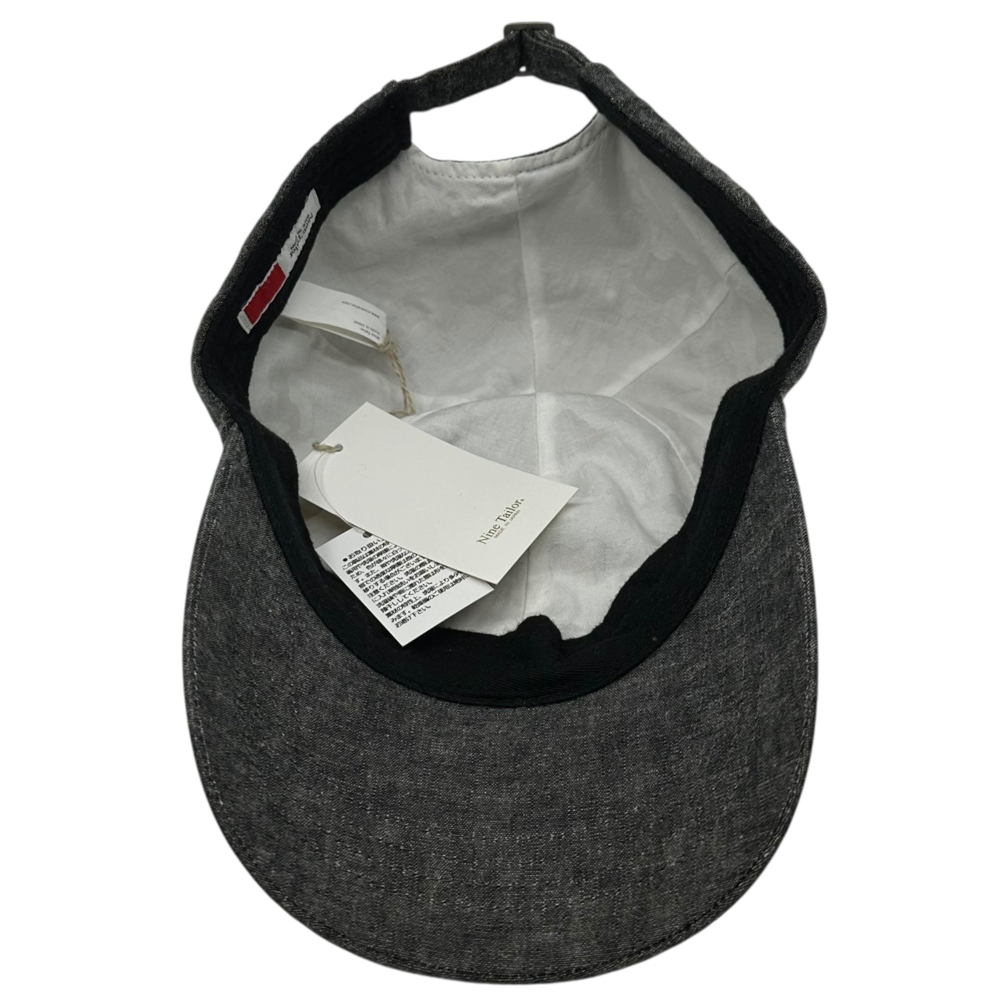 Nine Tailor(ナインテイラー) Horstii Cap コットン リネン ホルスティ キャップ N-1223 FREE グレー ユニセックス 帽子