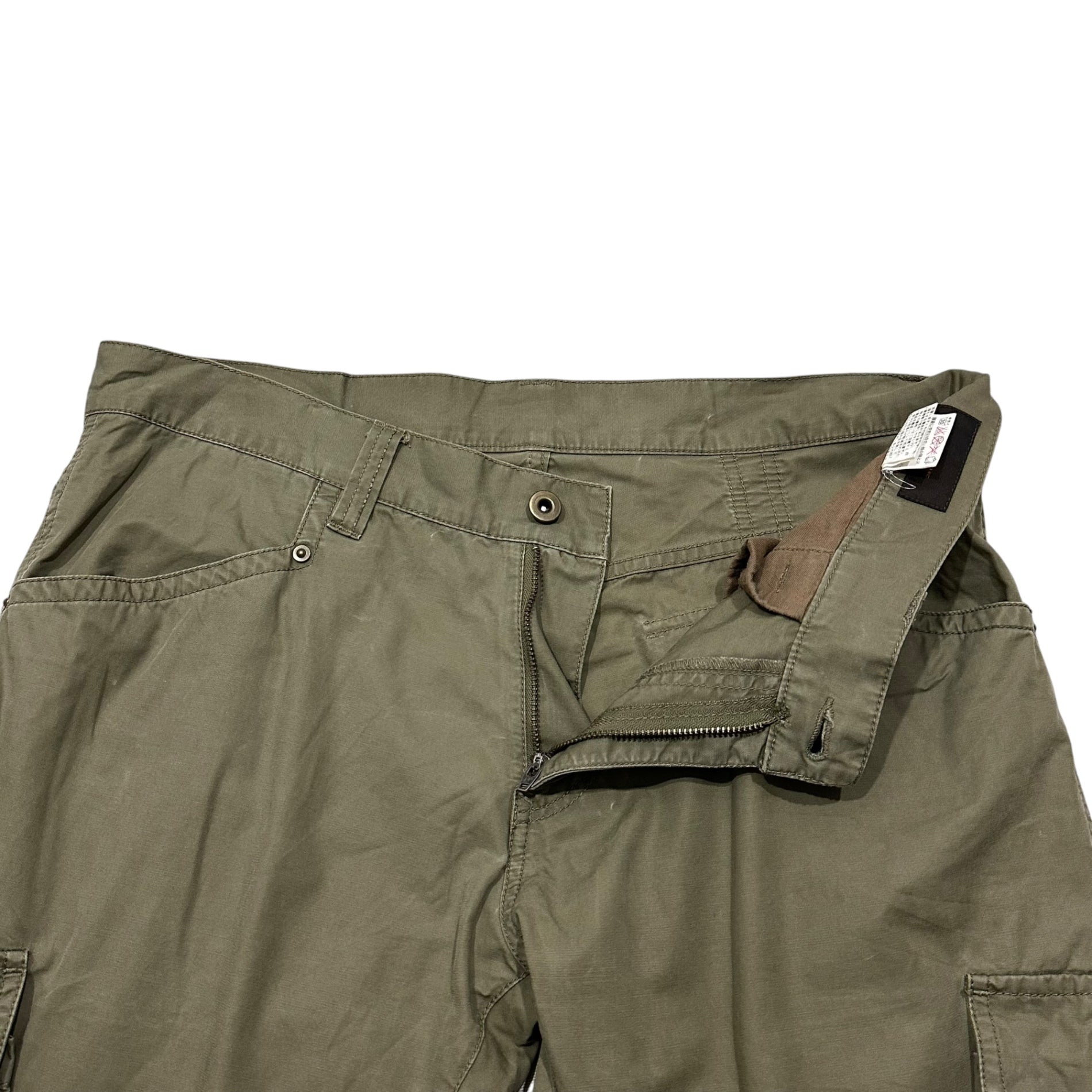 TETE HOMME(テットオム) 00's Parachute Bondage Cargo Pants パラシュート ボンテージ カーゴ パンツ 1717308-1 LL カーキ