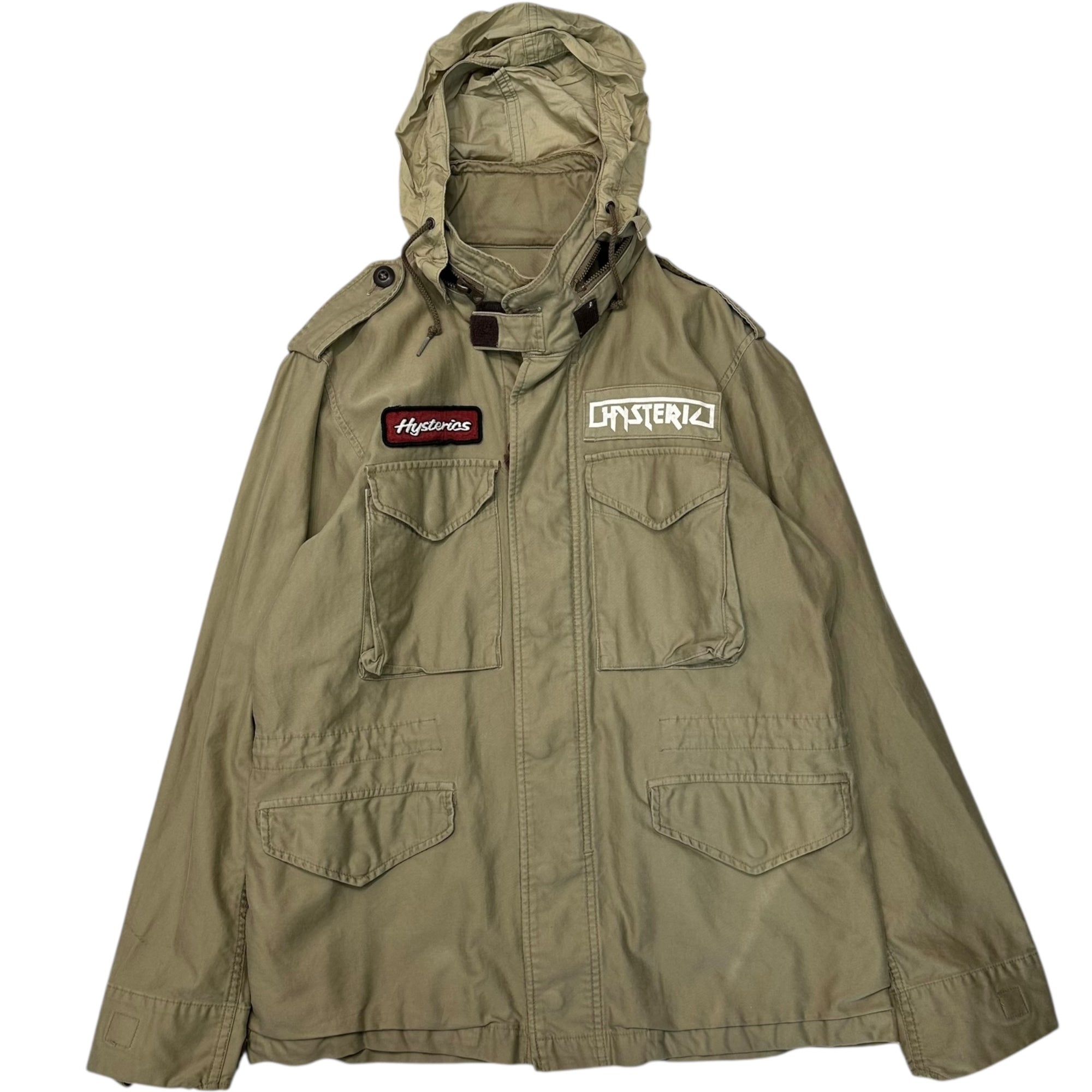 HYSTERIC GLAMOUR(ヒステリックグラマー) 00's Military M-65 Field Jacket ミリタリー フィールド ジャケット 2AB-4380 FREE カーキ