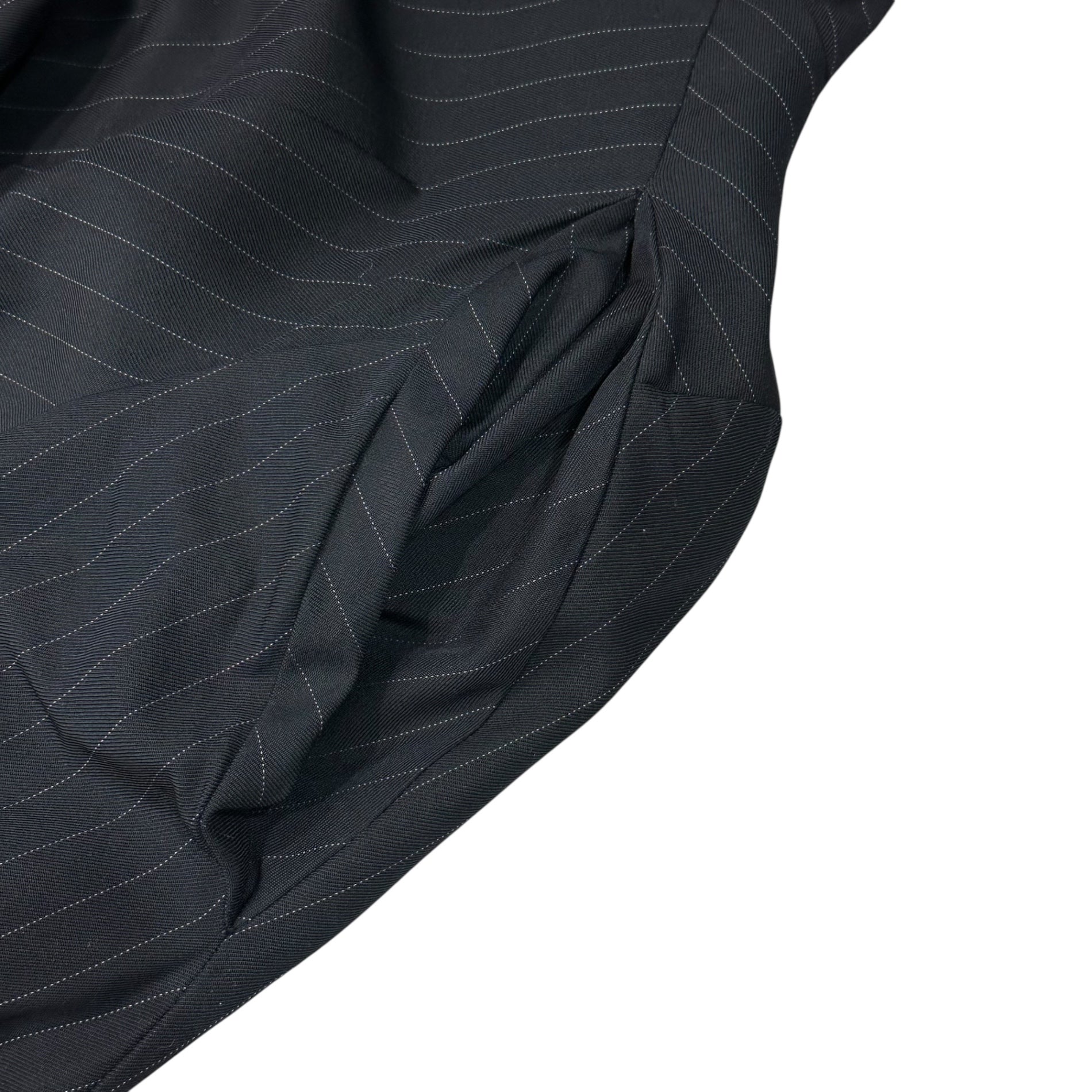 COMME des GARCONS(コムデギャルソン) 92aw Modified striped 3B tailored jacket 変形 ストライプ 3B テーラードジャケット GJ-11007M M ダークネイビー AD1992