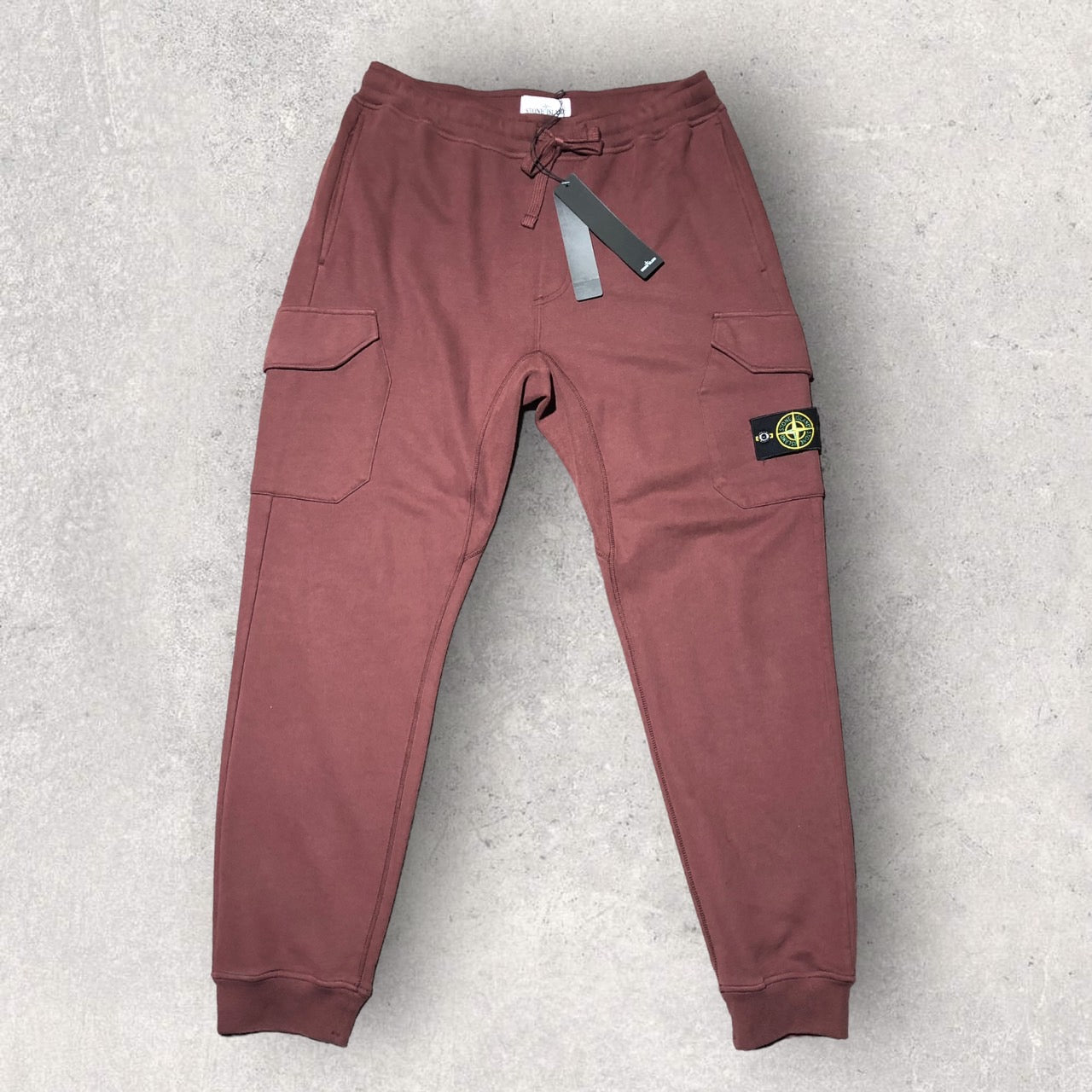 STONE ISLAND(ストーンアイランド) カーゴスウェットパンツ 711561120 L レッド