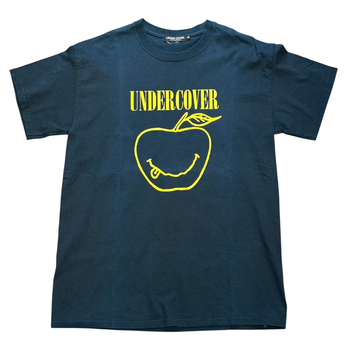 UNDERCOVER(アンダーカバー) Smile Apple T-Shirt スマイル アップル Tシャツ M ダークネイビー×イエロー