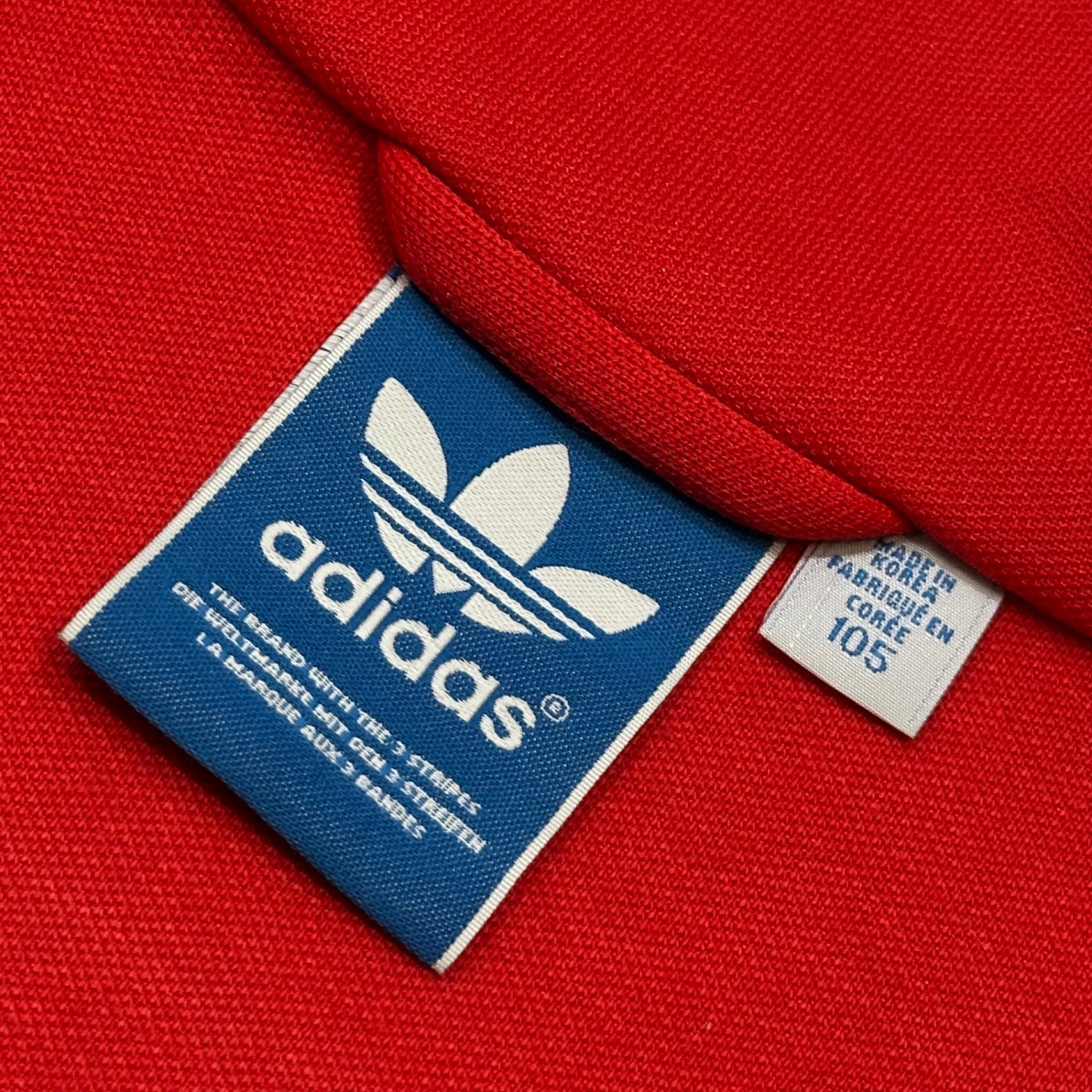 adidas(アディダス) EUROPA TT トラック ジャケット L43686 105(XL程度) レッド ジャージ 韓国規格