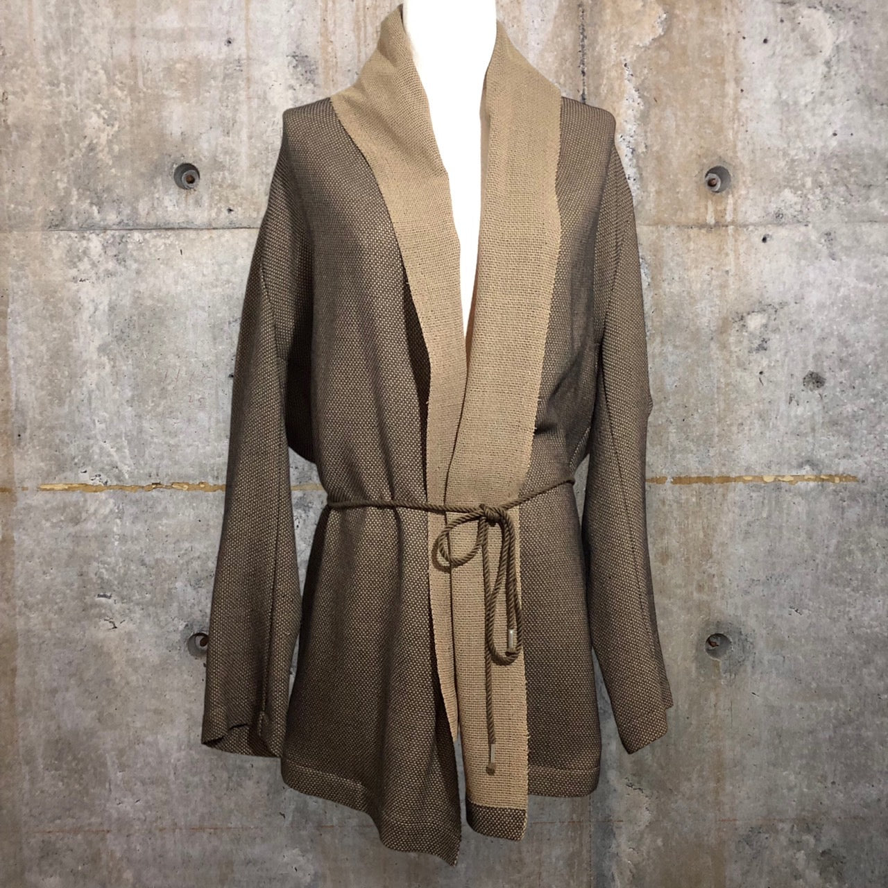 the Sakaki(ザサカキ) 居間着/imagi/羽織/カーディガン/ジャケット S ブラウン 廃版ブランド