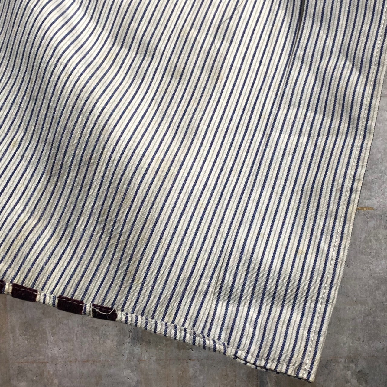 COMME des GARCONS HOMME(コムデギャルソンオム) 90'sベロアストライプシャツ HB-100010 表記なし(L程度) ブルー AD1996 田中オム